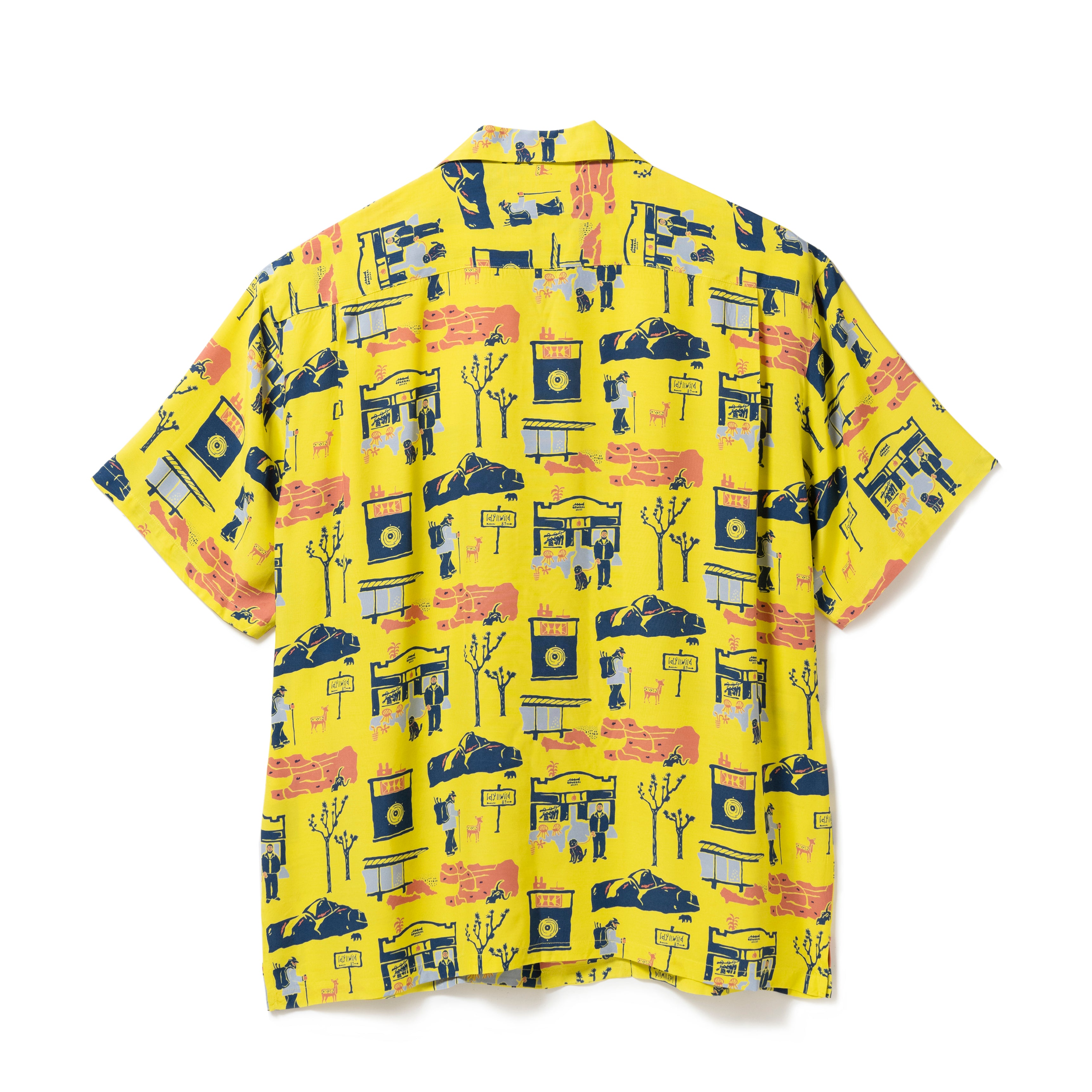 Aloha Blossom x Sillage x Mohawk Souvenir Shirt Yellow