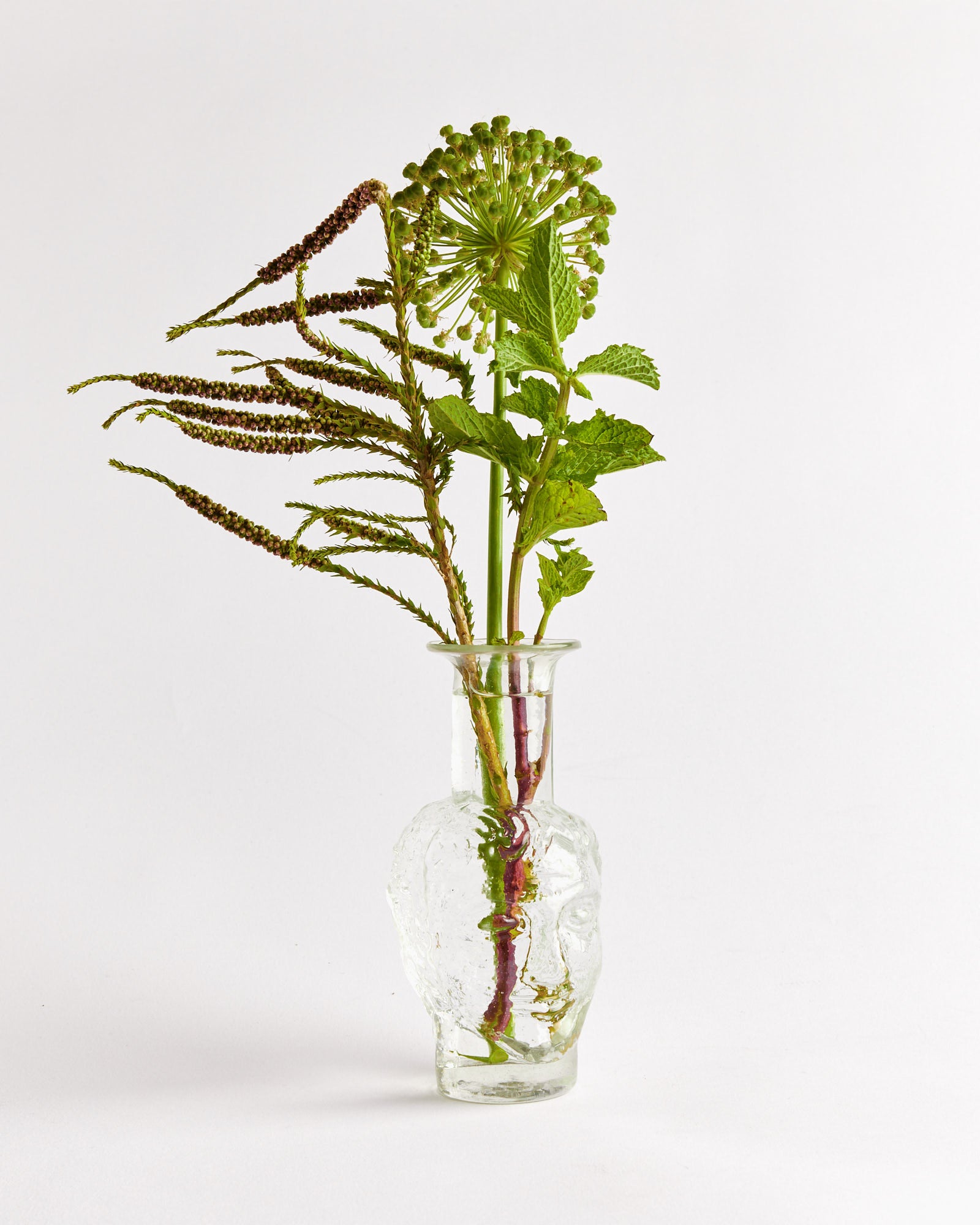 Vase Tete in Transparent