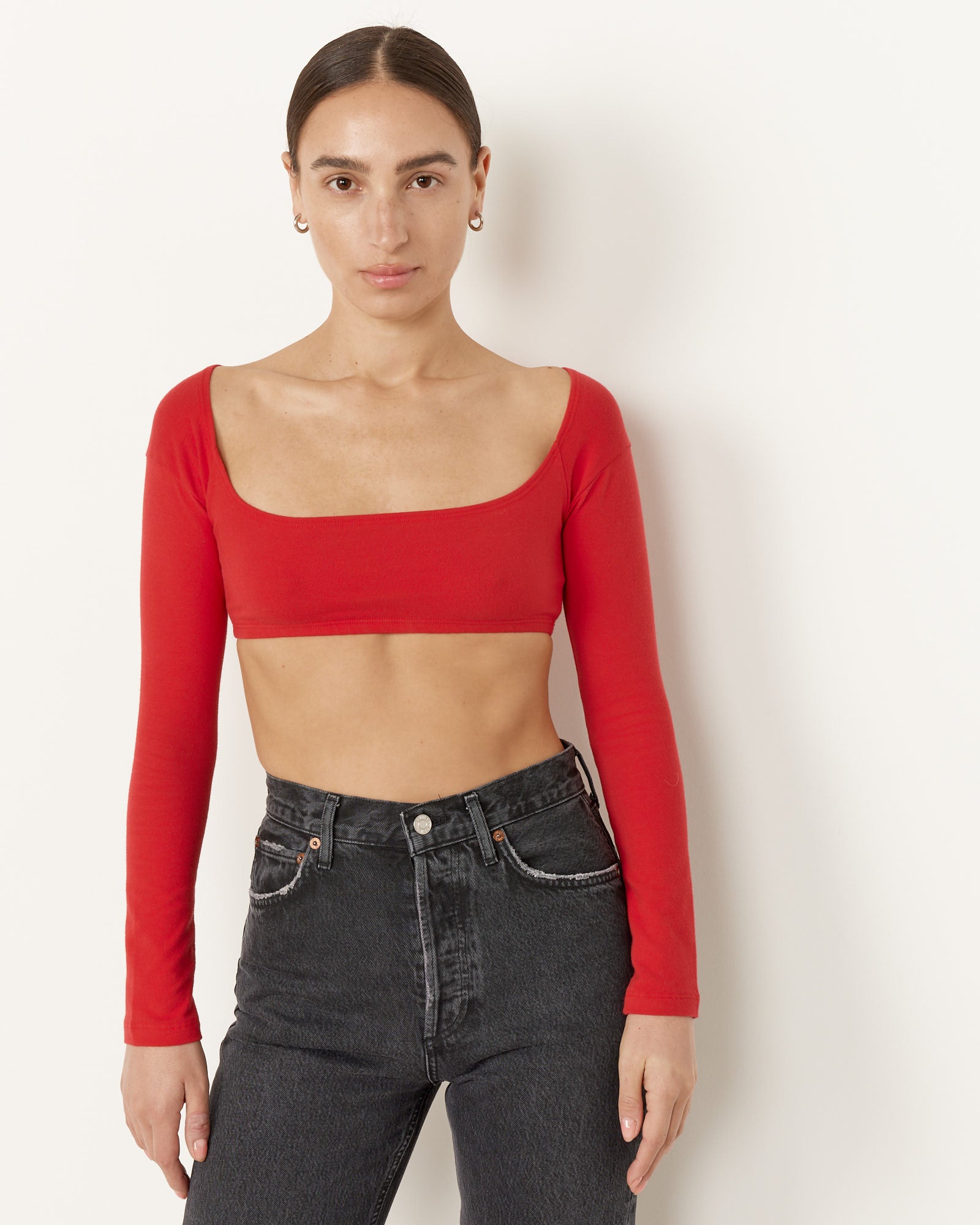 El Tigre Chiquito Crop Top in Tomate