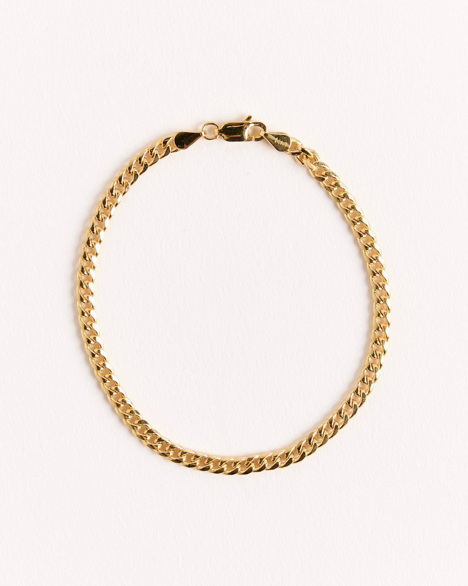 Miami Cuban Bracelet in 14k Gold - Default Title (232521)