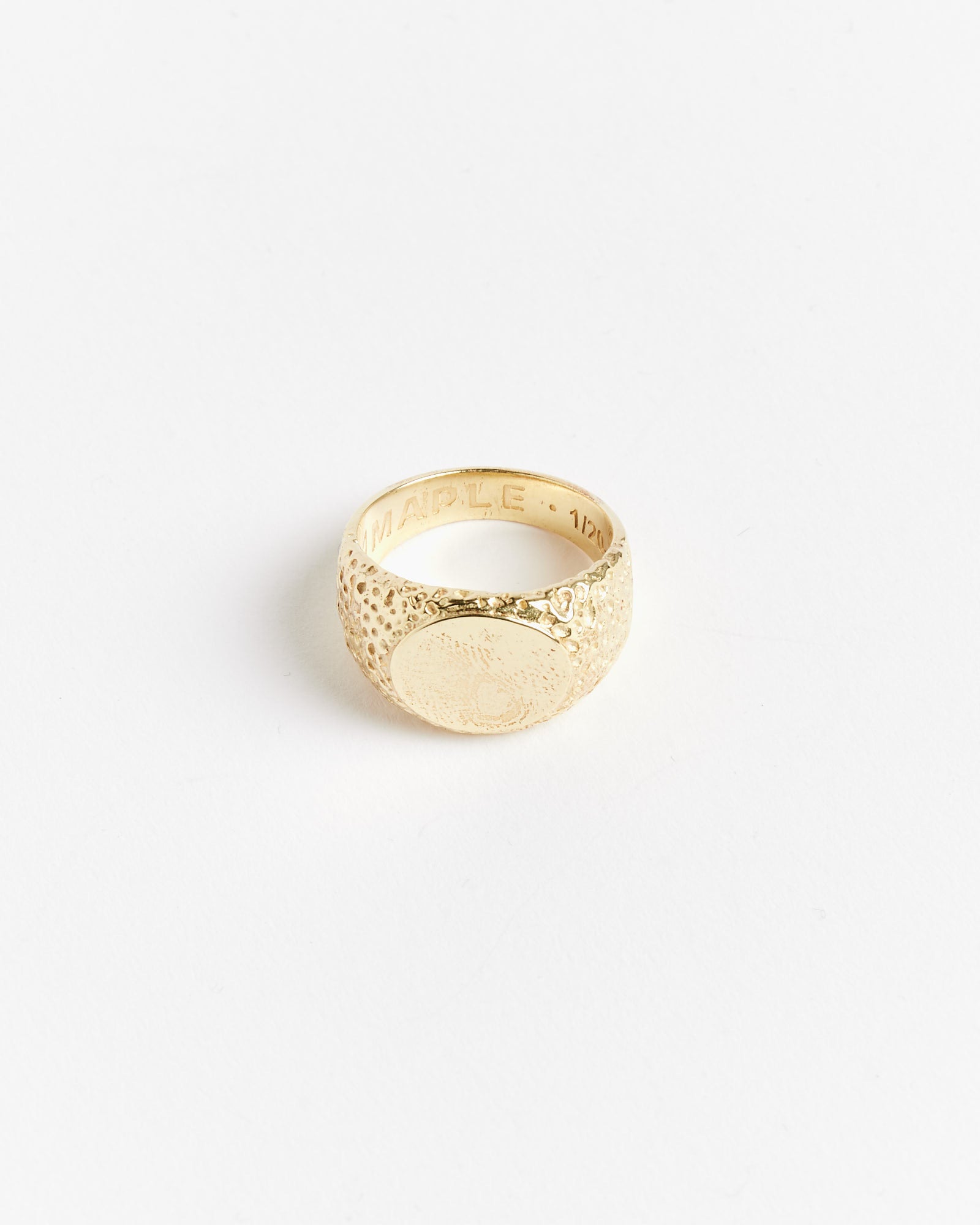 Nugget Ring Slim - 14k Gold Plated / 10 (241553)