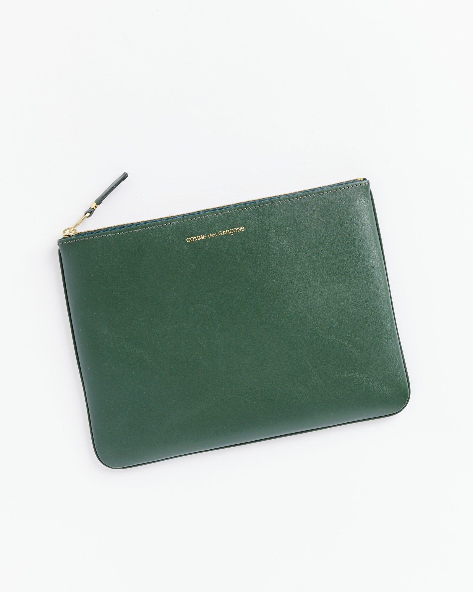 Classic Zip Pouch in Bottle Green