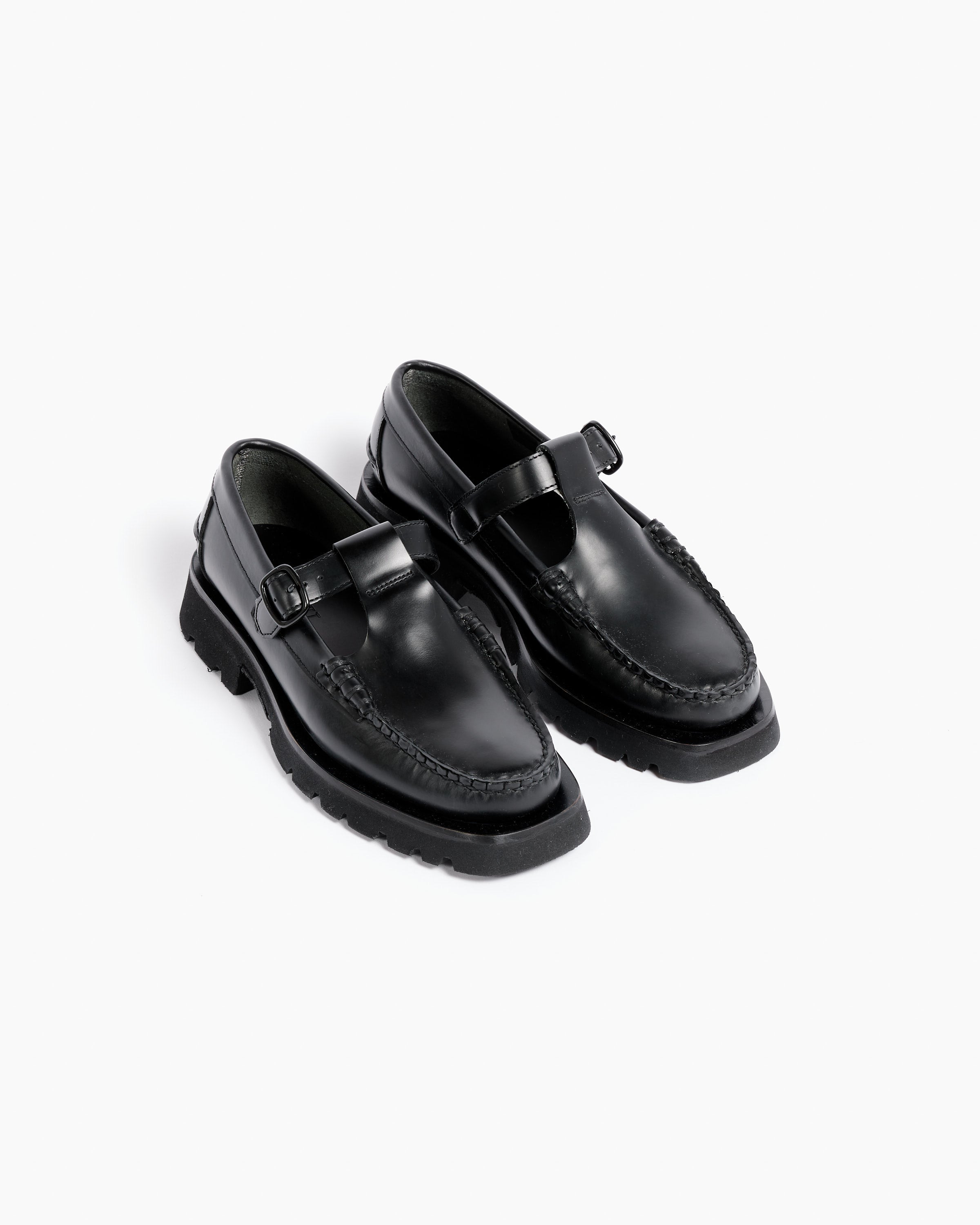 Albert Sport T-Bar Loafer in Black