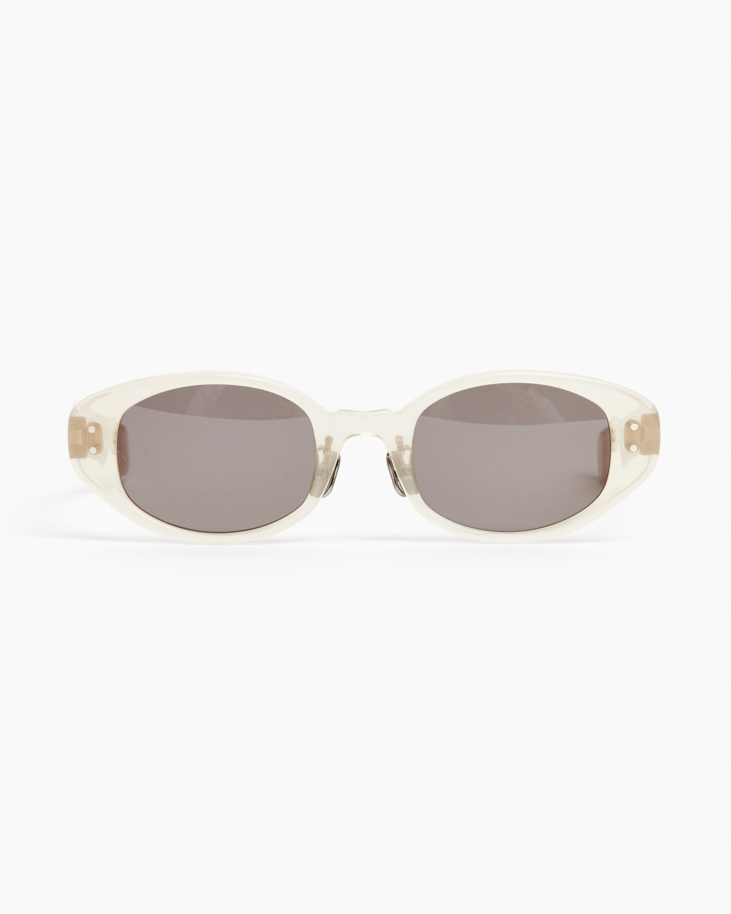 Oval Sunglasses in Light Yellow