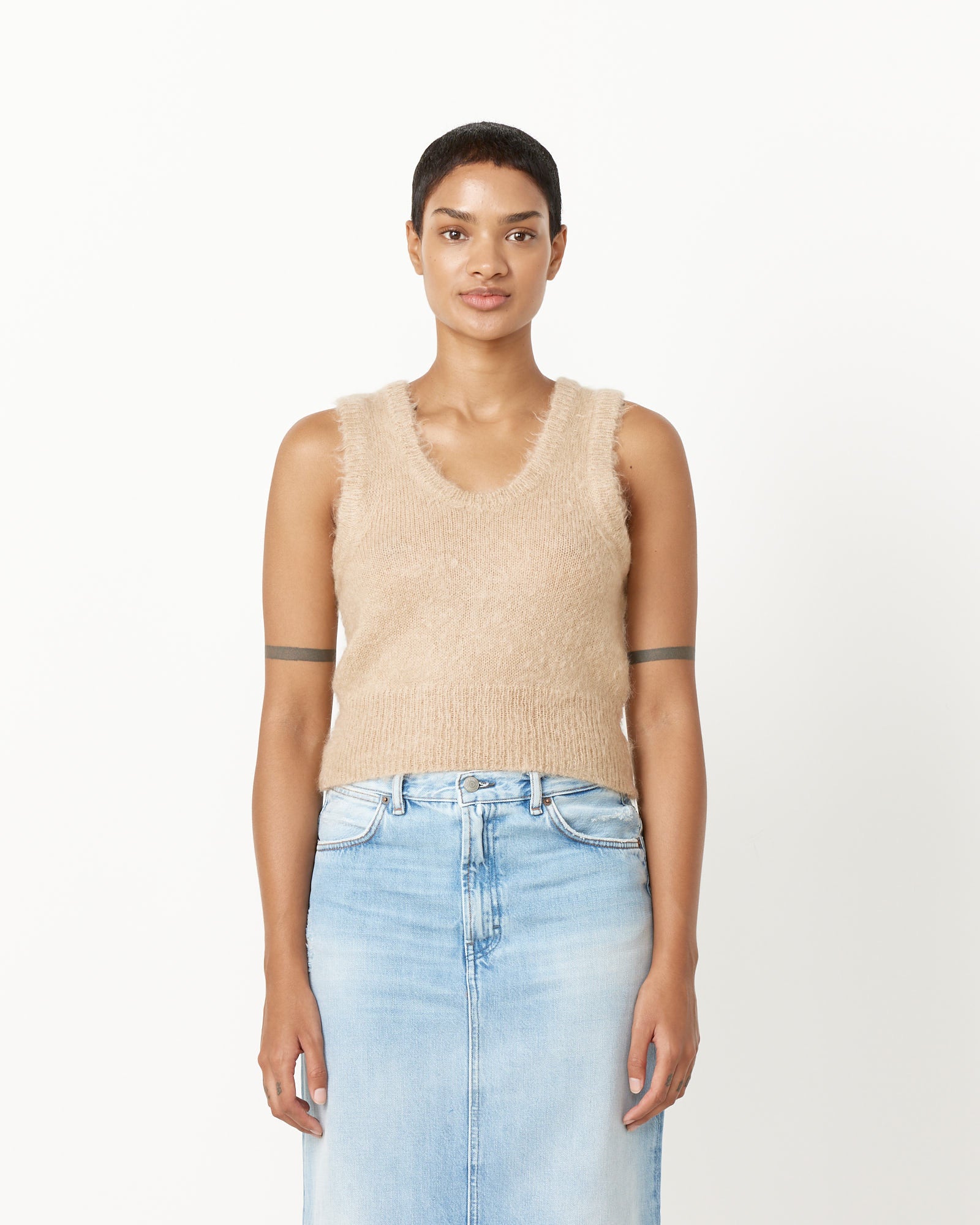 Mohair Knit Tank