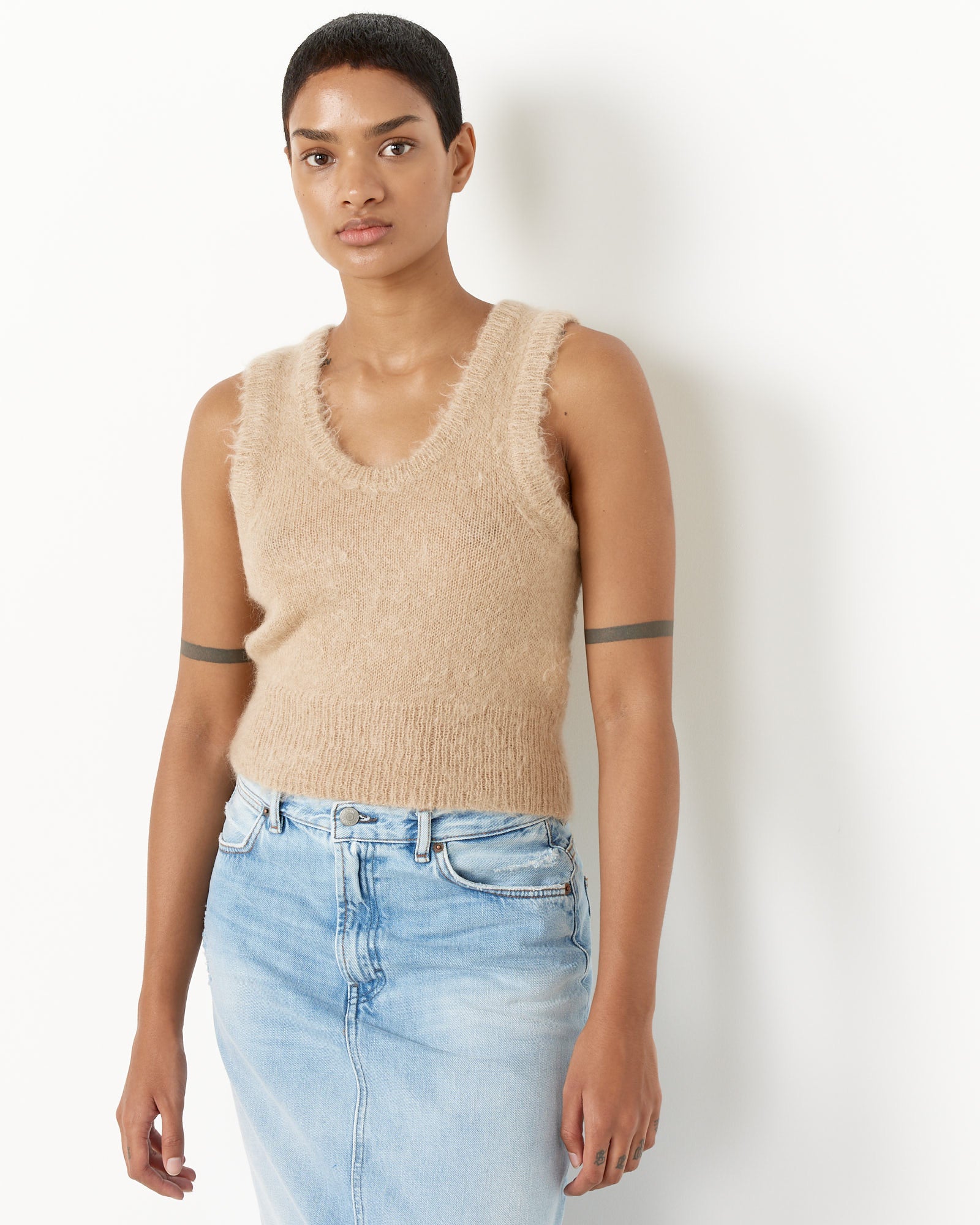 Mohair Knit Tank