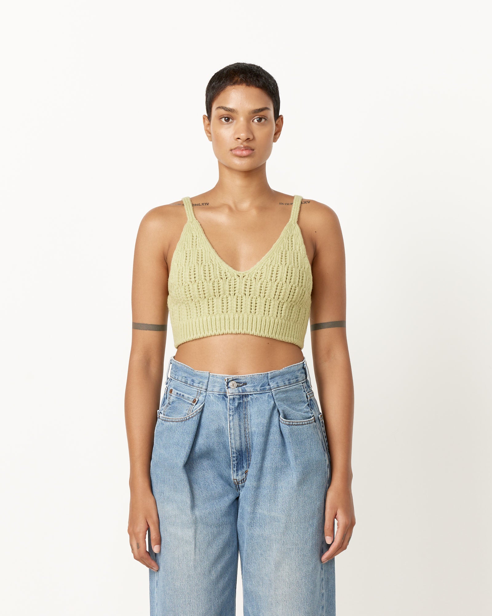 Wool Rib Knit Camisole