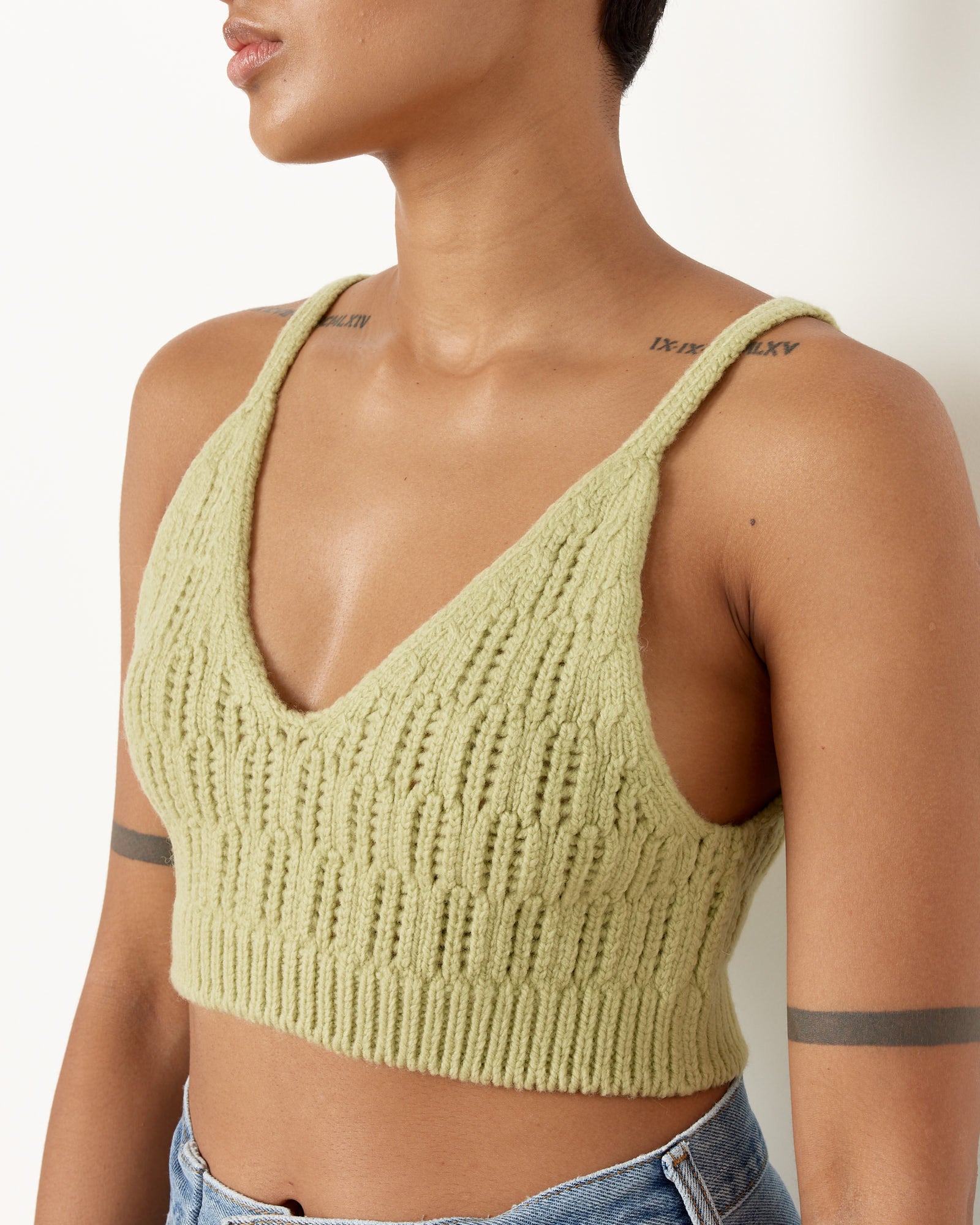 Wool Rib Knit Camisole