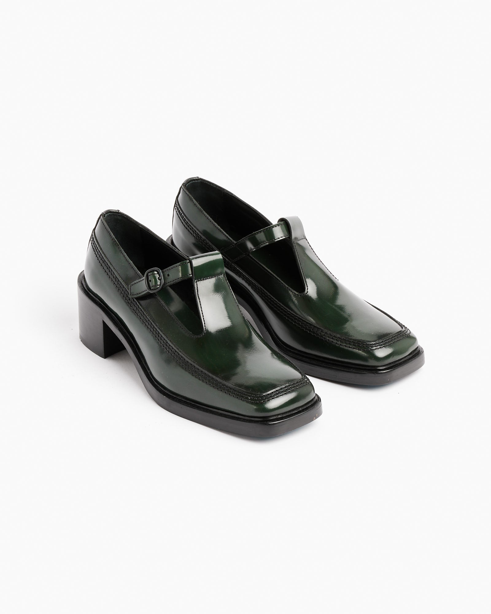 Lluisa Heeled Brushed Loafer