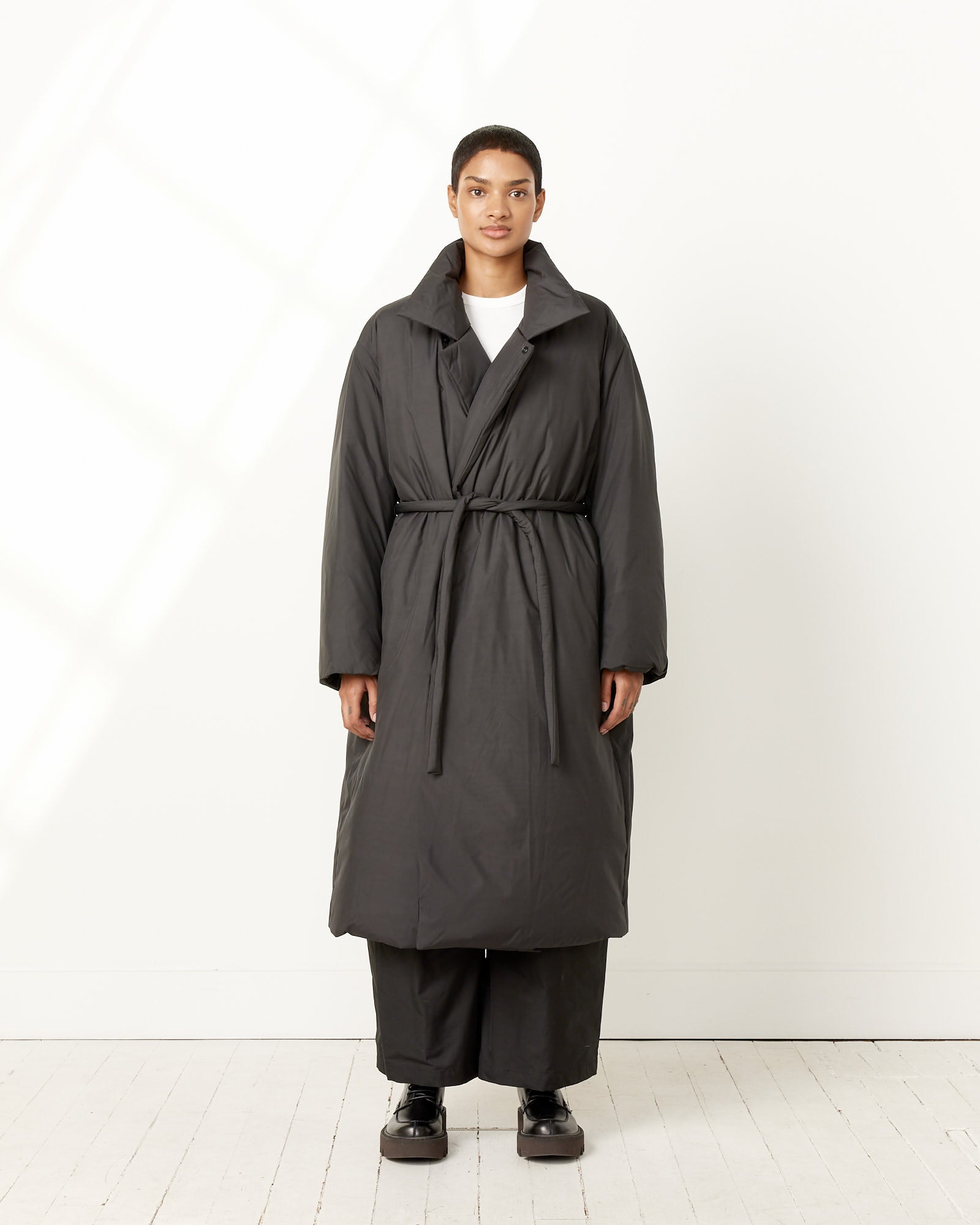 Amomento Down Puffer Long Coat - Black / S (251251)