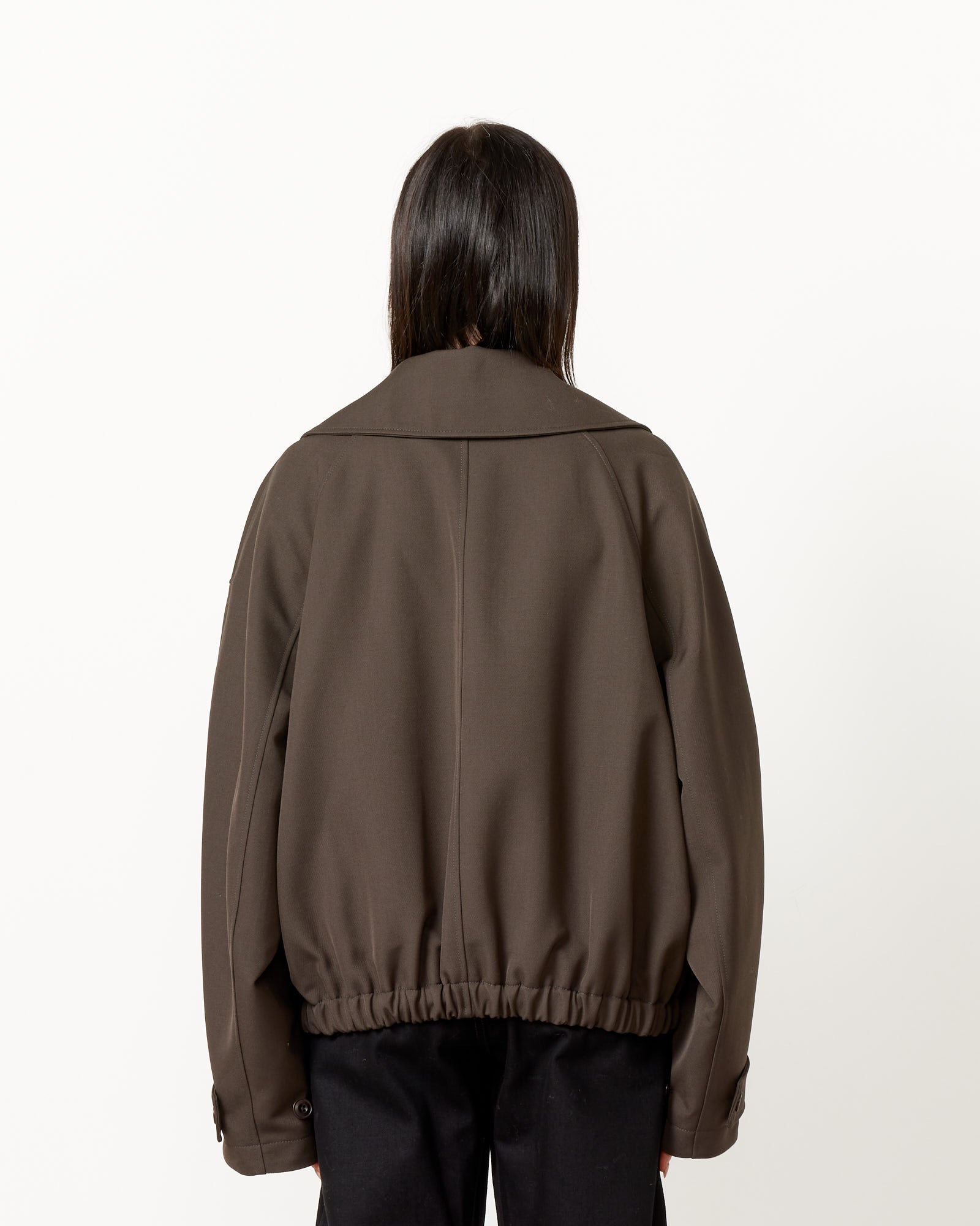 Lemaire Short Trench Blouson - Dark Brown / 38 (251911)