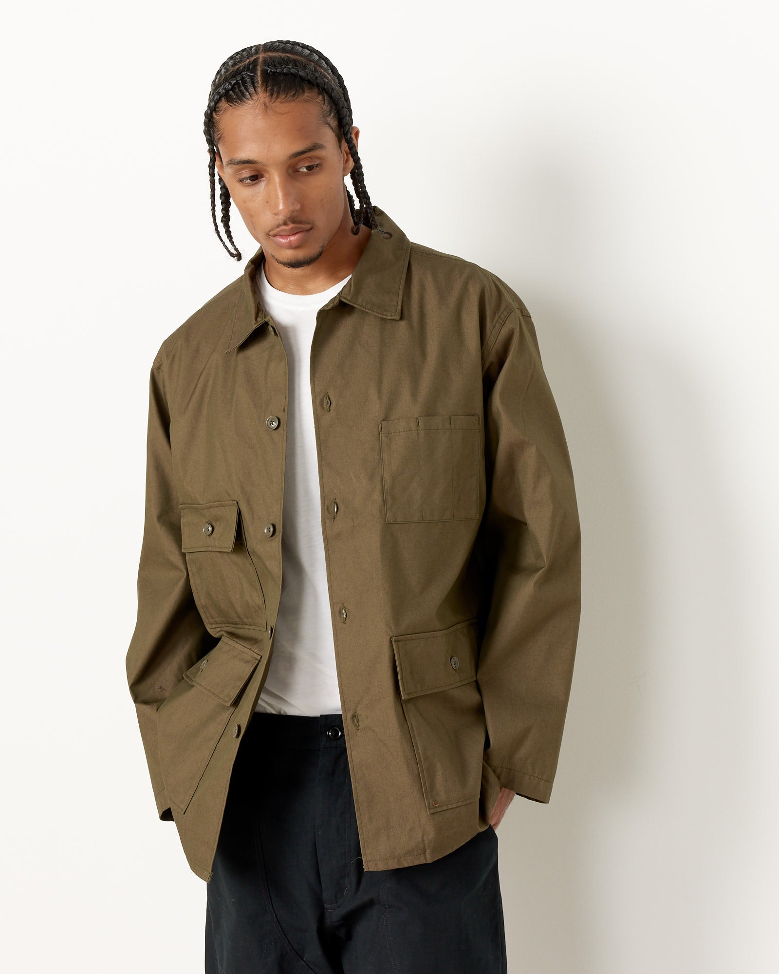 Engineered Garments BA Shirt Jacket - Olive / L (252450)