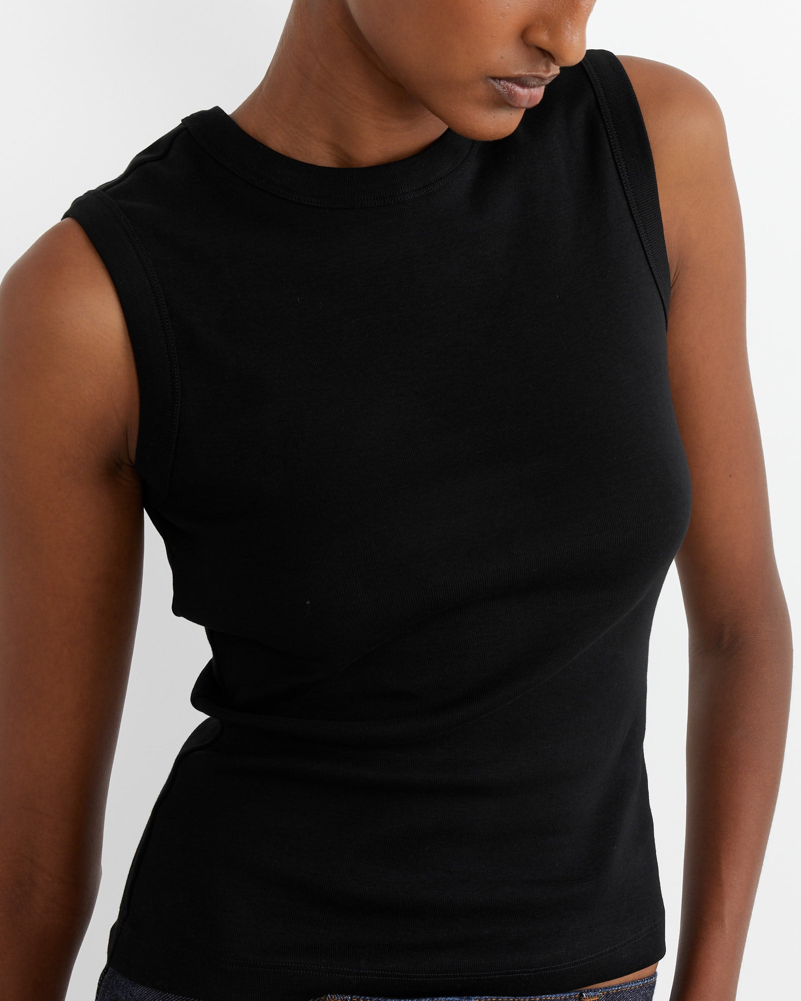 Esme Tank in Black - Black / XS (252677)