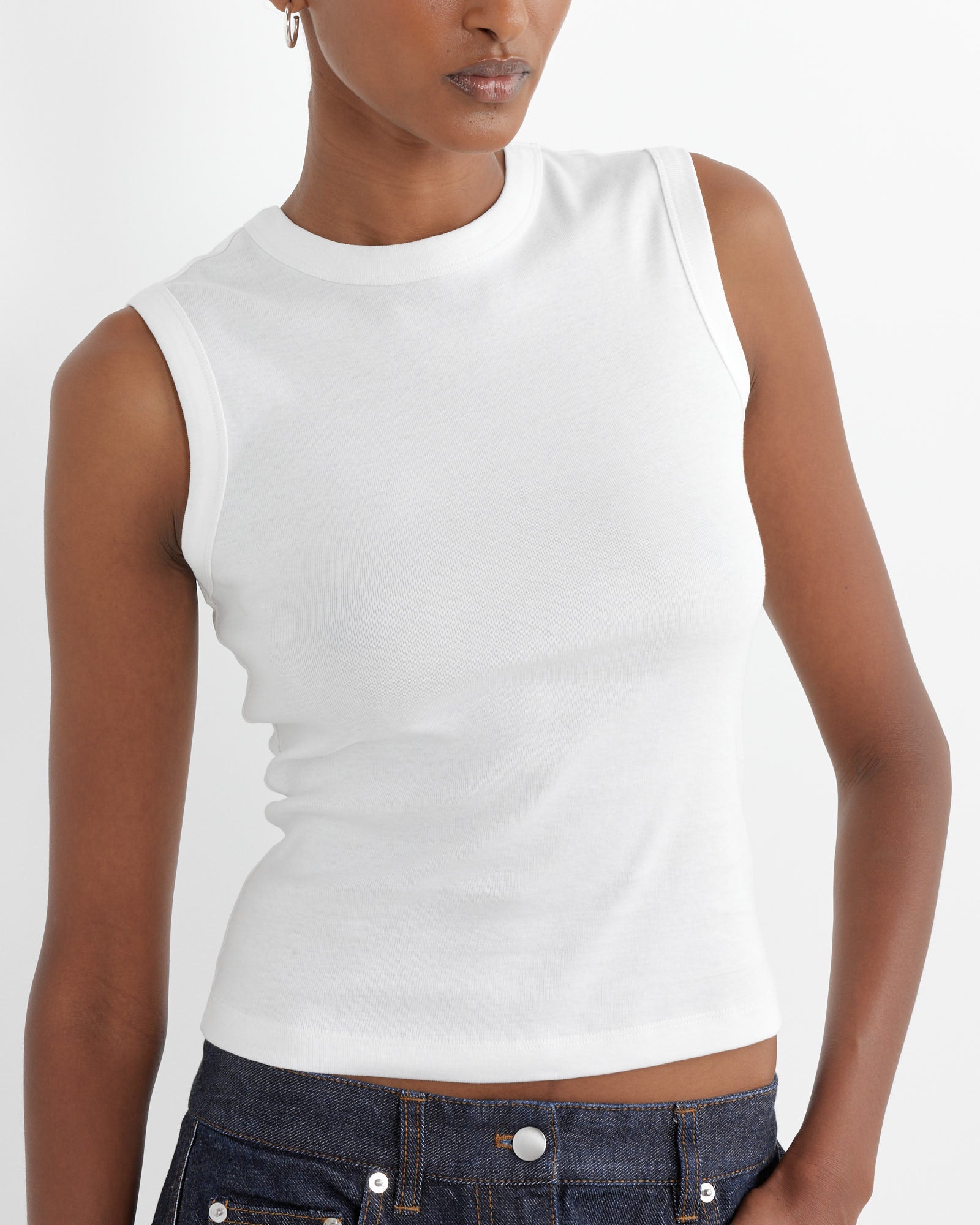 Esme Tank in White