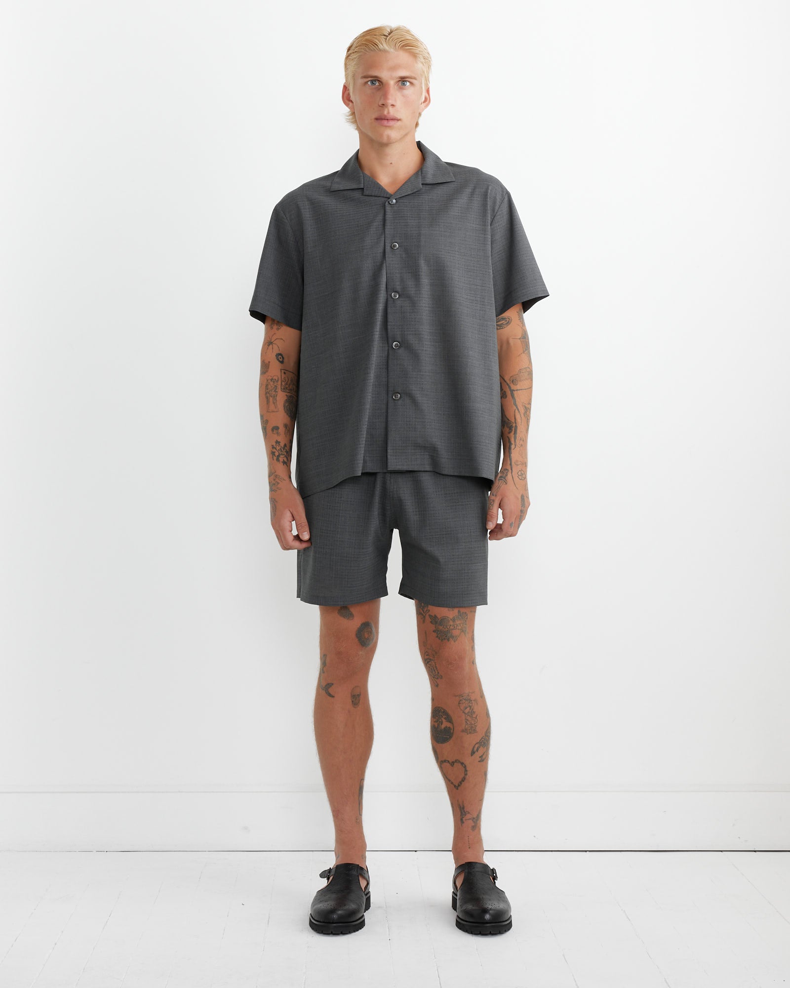 Haus Shirt in Air Mesh Grey