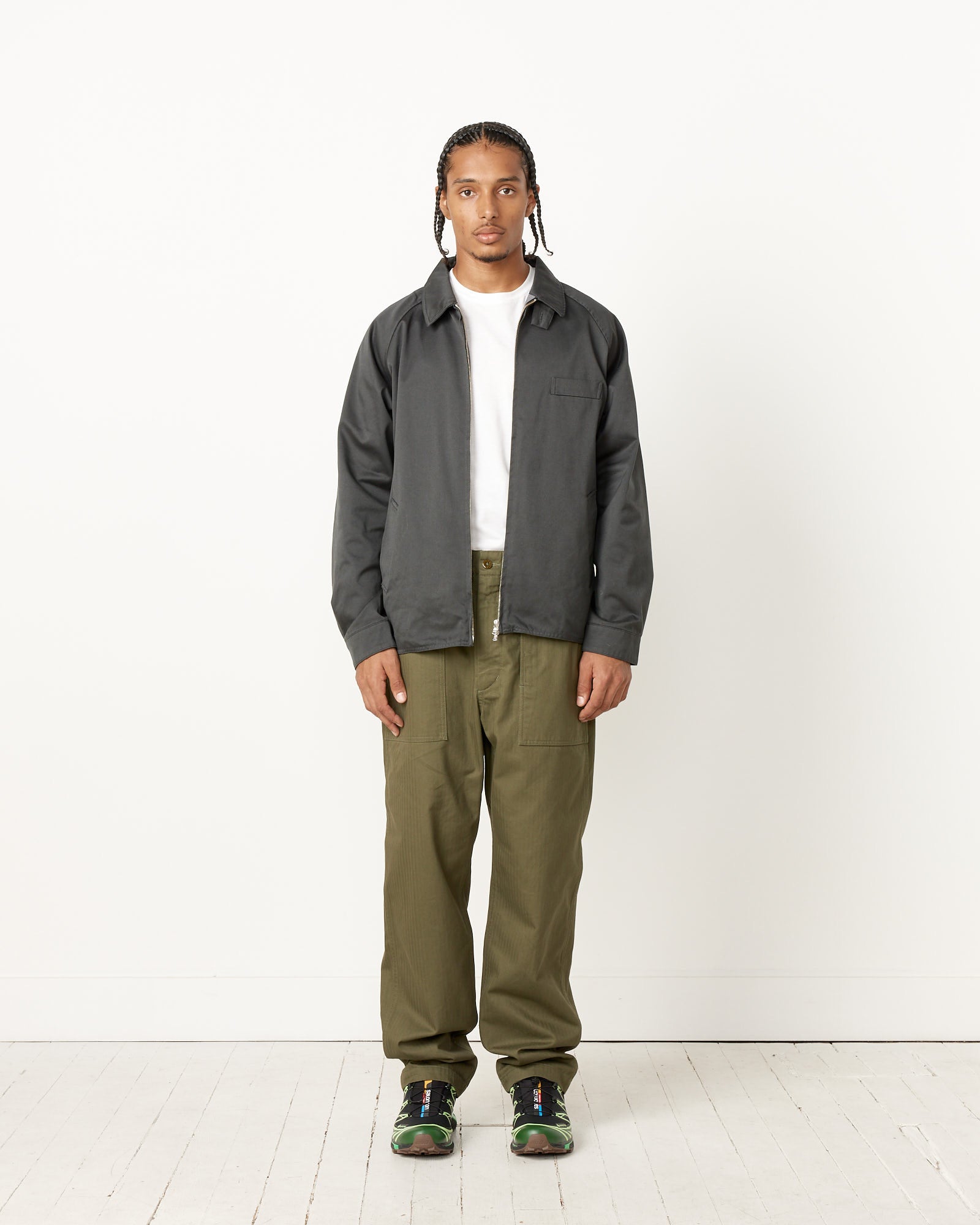 Nanamica Gore-Tex Infinium Chino Crew Jacket - Grey / L (253791)