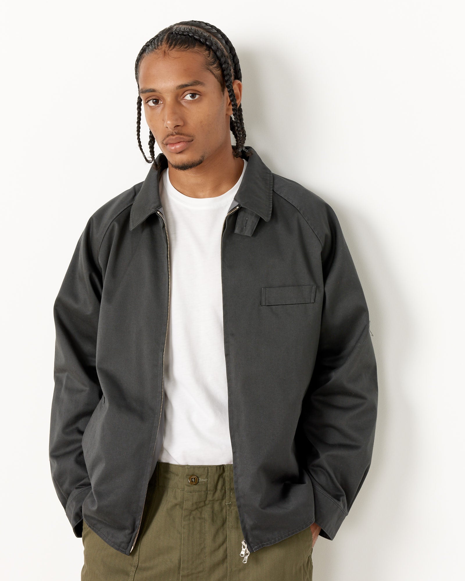 Nanamica Gore-Tex Infinium Chino Crew Jacket - Grey / L (253791)