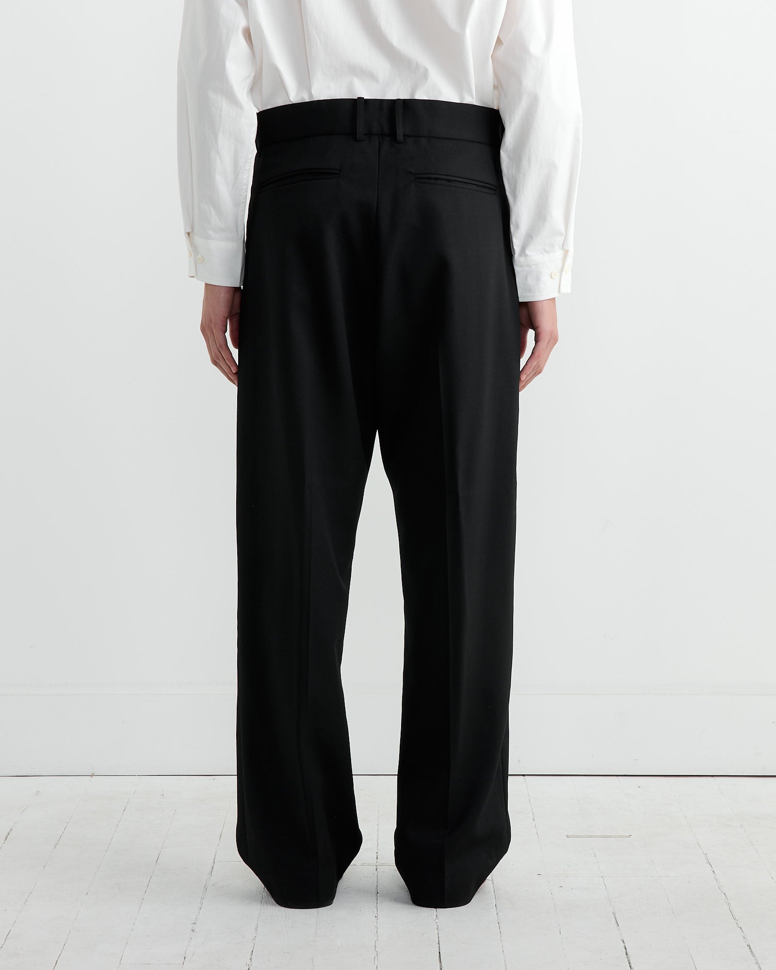 Jazz Pant Wool Gabardine in Black