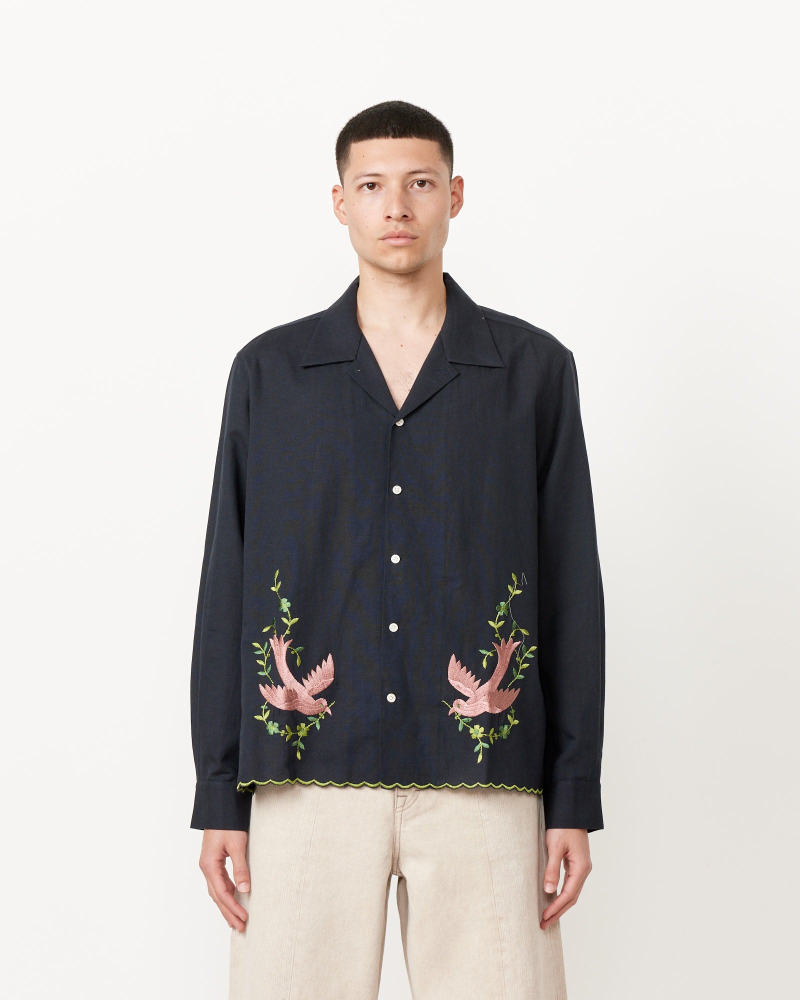 Rosefinch Shirt in Black