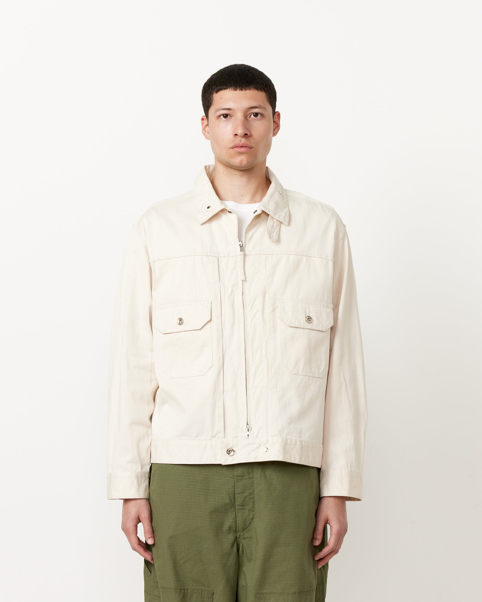 Trucker Jacket in Natural - Natural / M (255610)