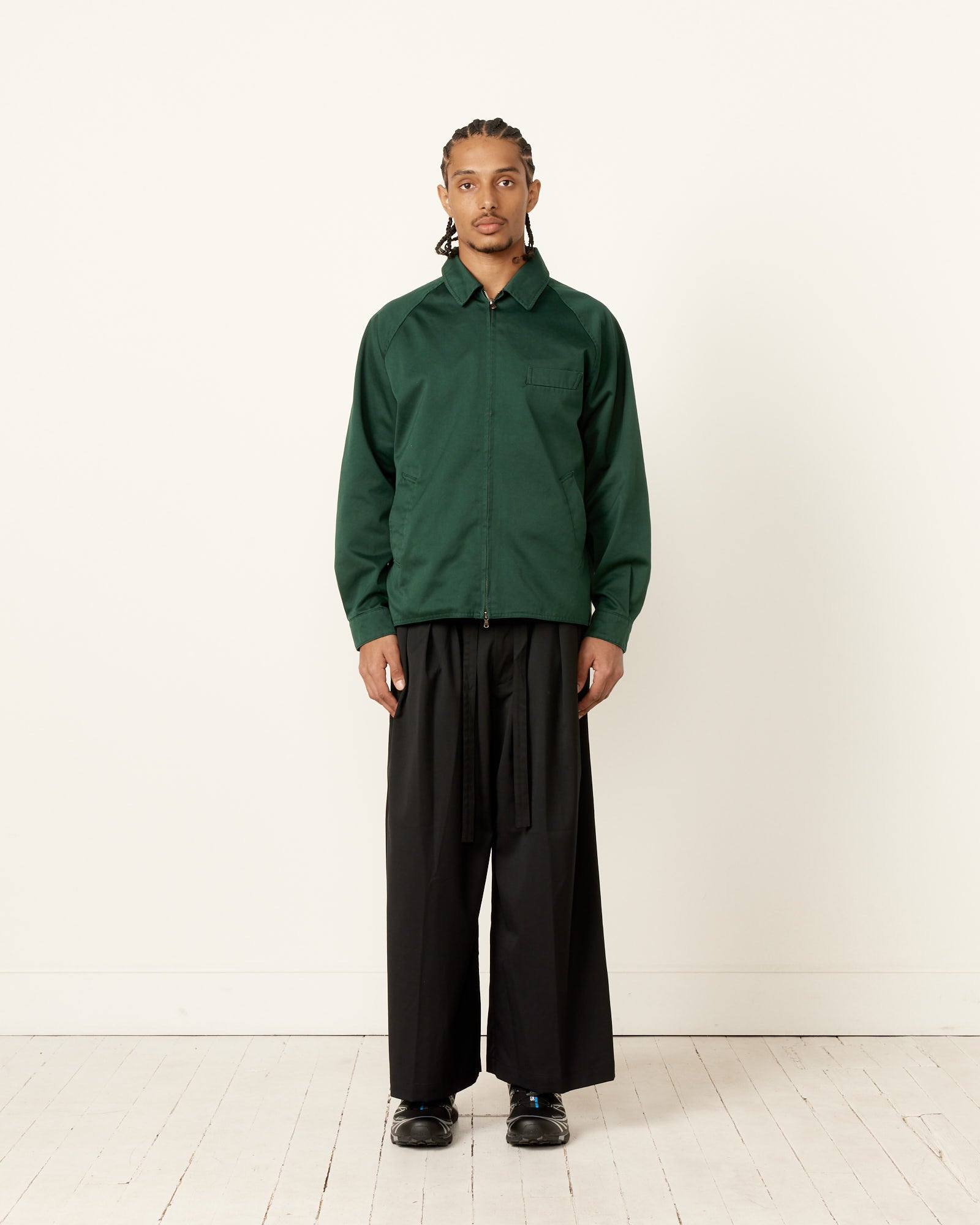 Nanamica Windstopper Chino Crew Jacket Green - Green / M (255691)