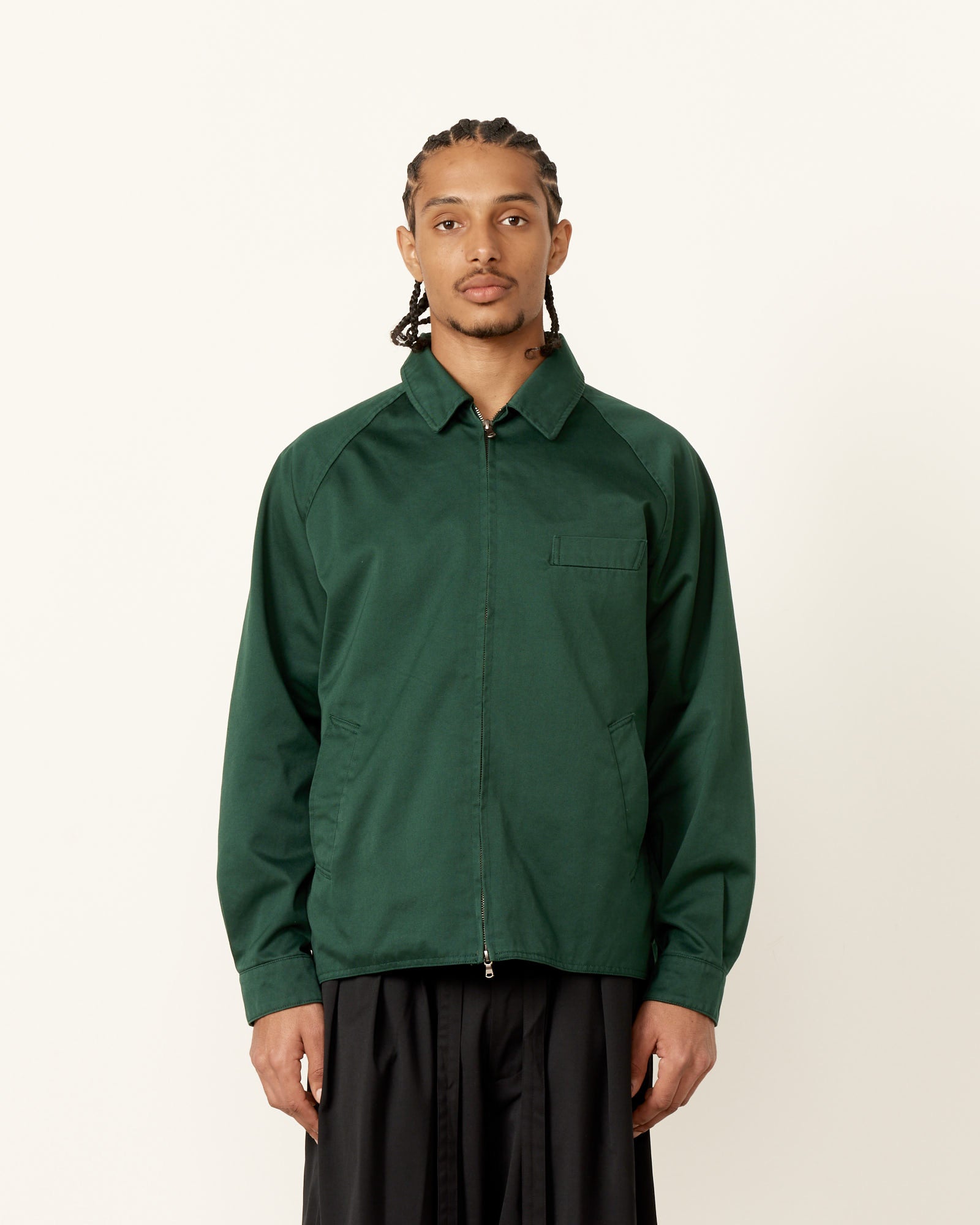 Nanamica Windstopper Chino Crew Jacket Green - Green / M (255691)