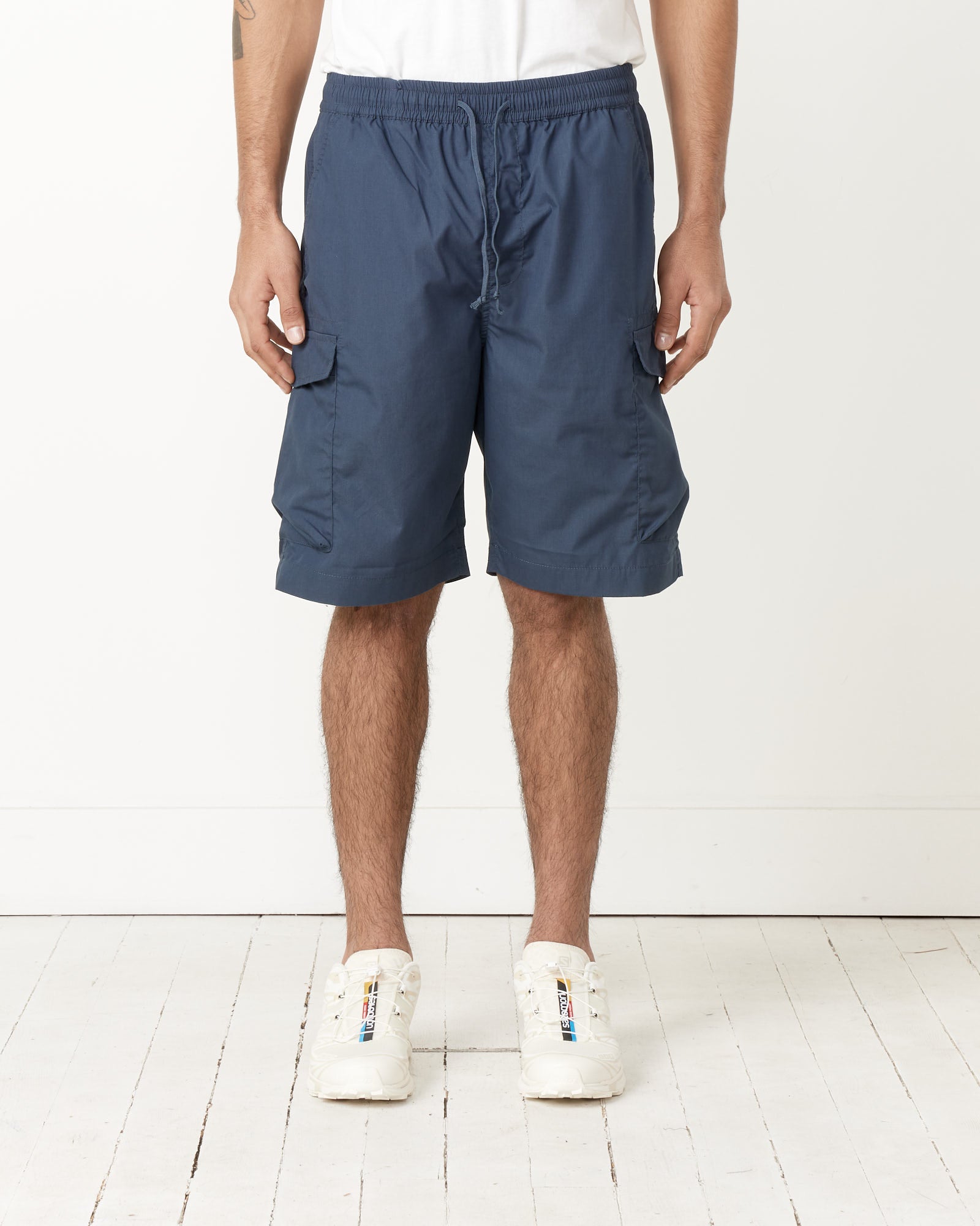 Parachute Short in Navy