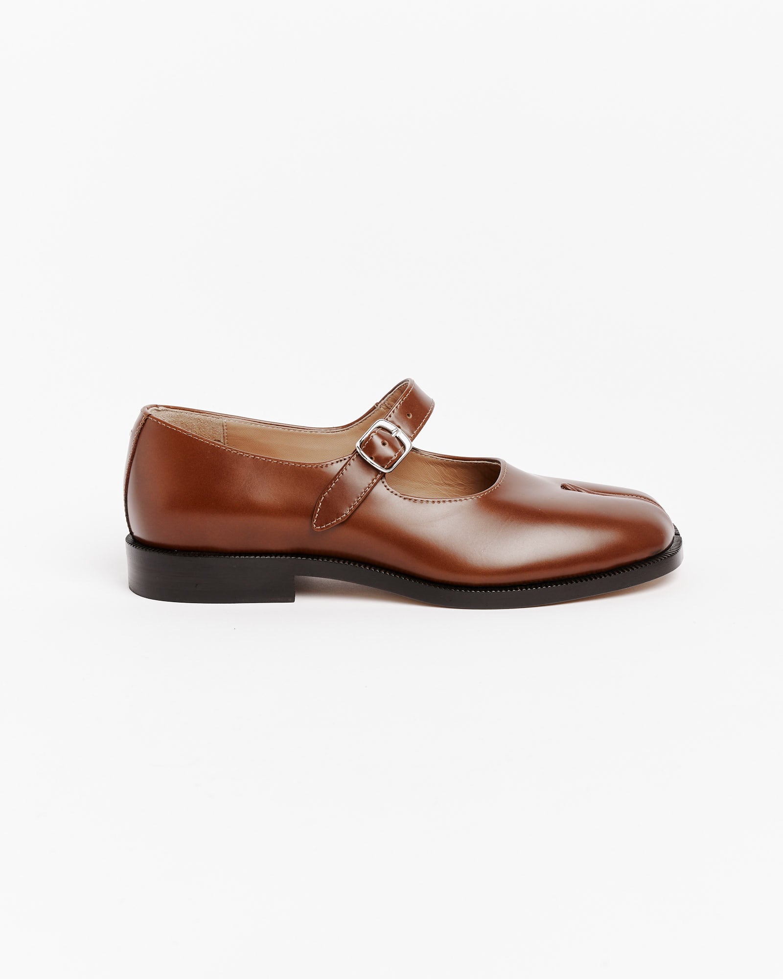 Tabi Mary Jane in Brown - Brown / 38 (255910)