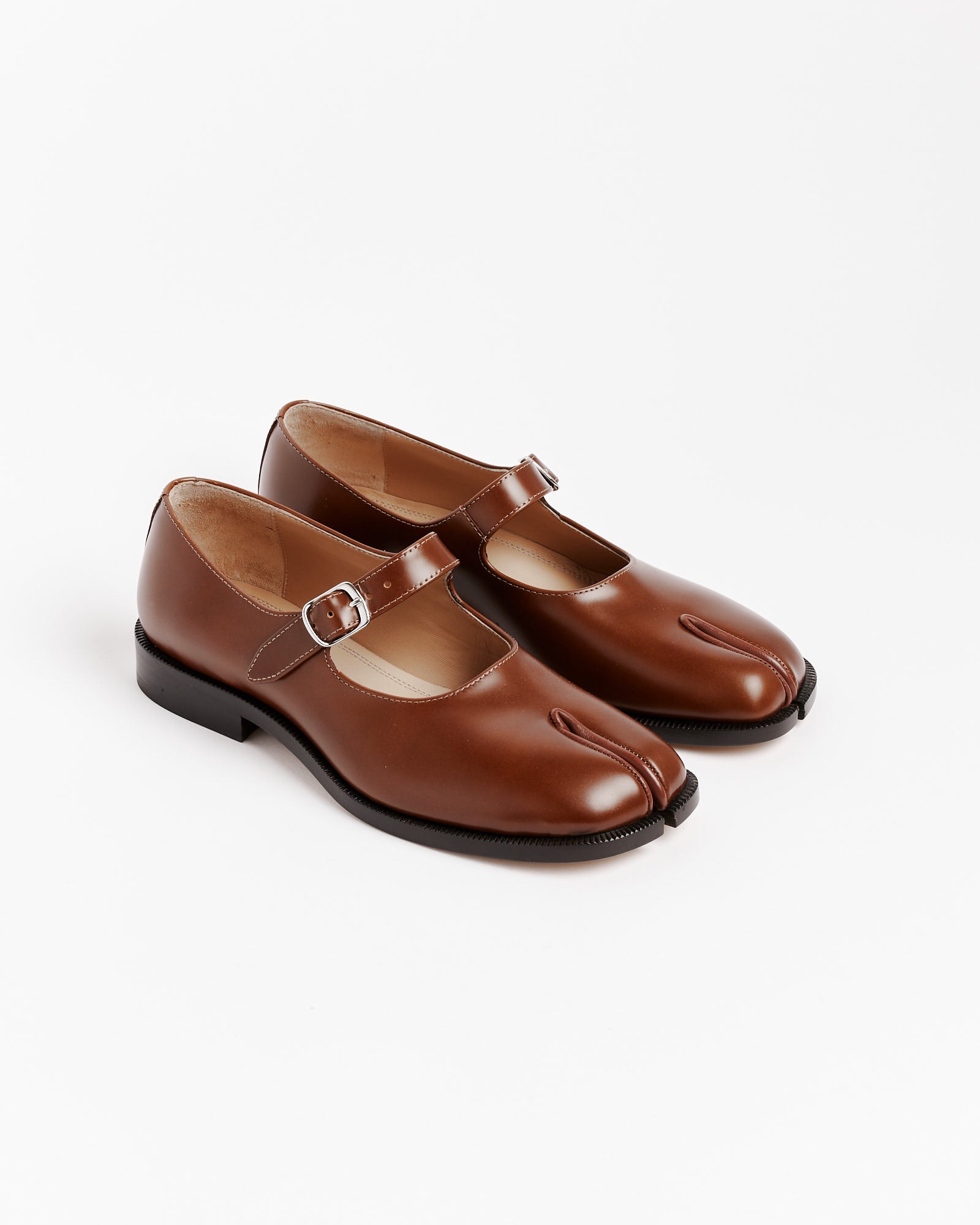 Tabi Mary Jane in Brown - Brown / 38 (255910)