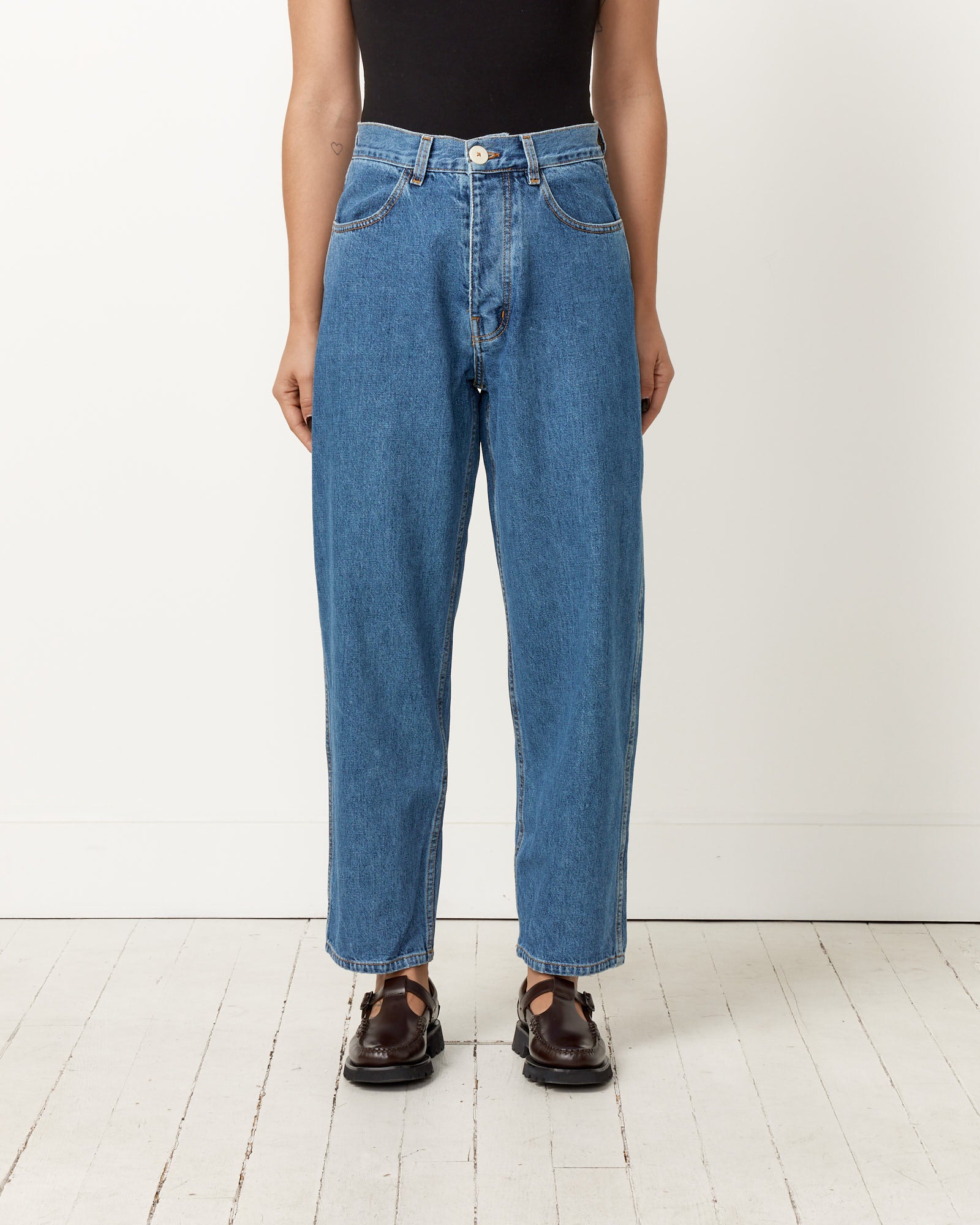 California Wide Pant in Cowboy Blue