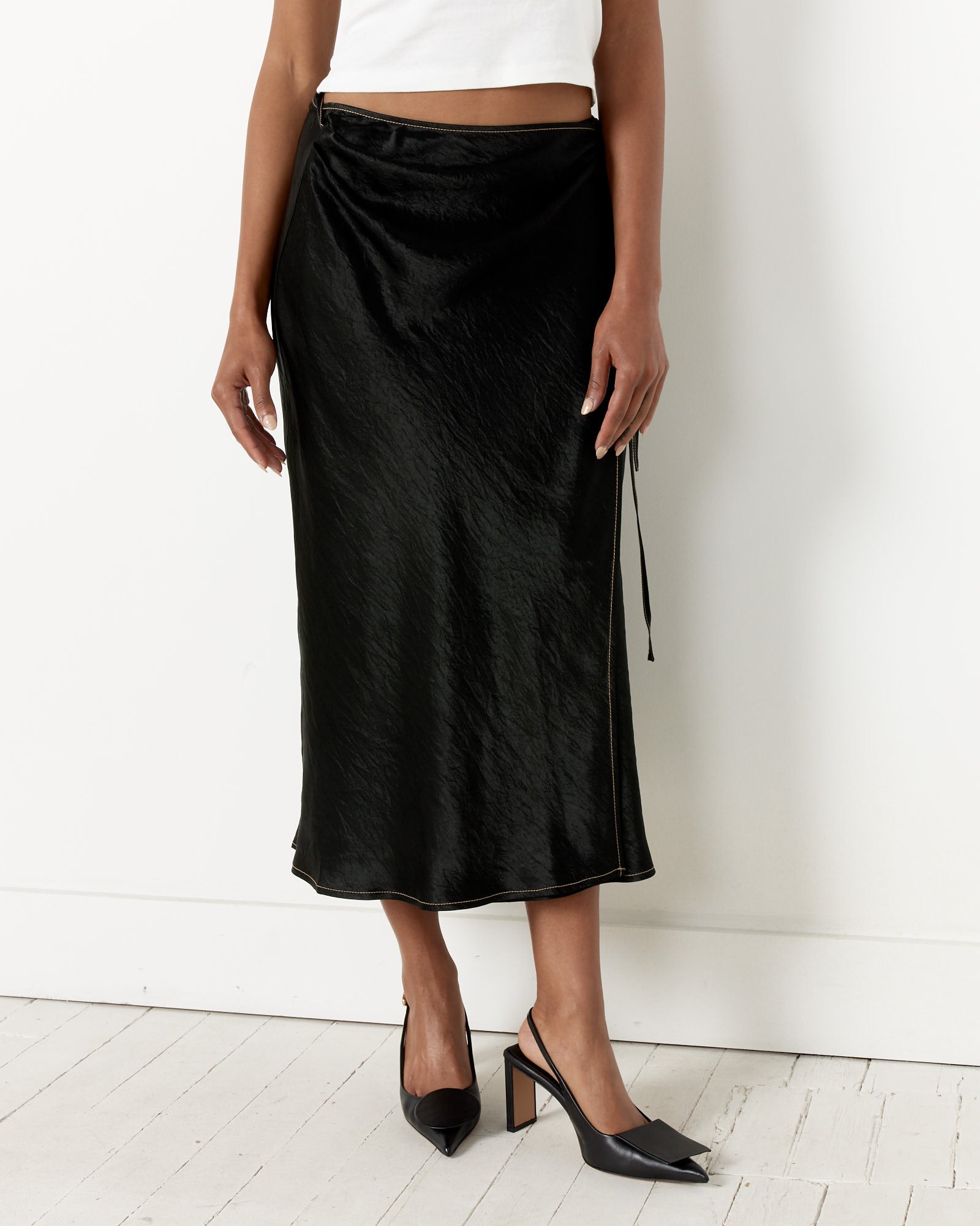 Acne Studios 639 Skirt Black - Black / 36 (256365)