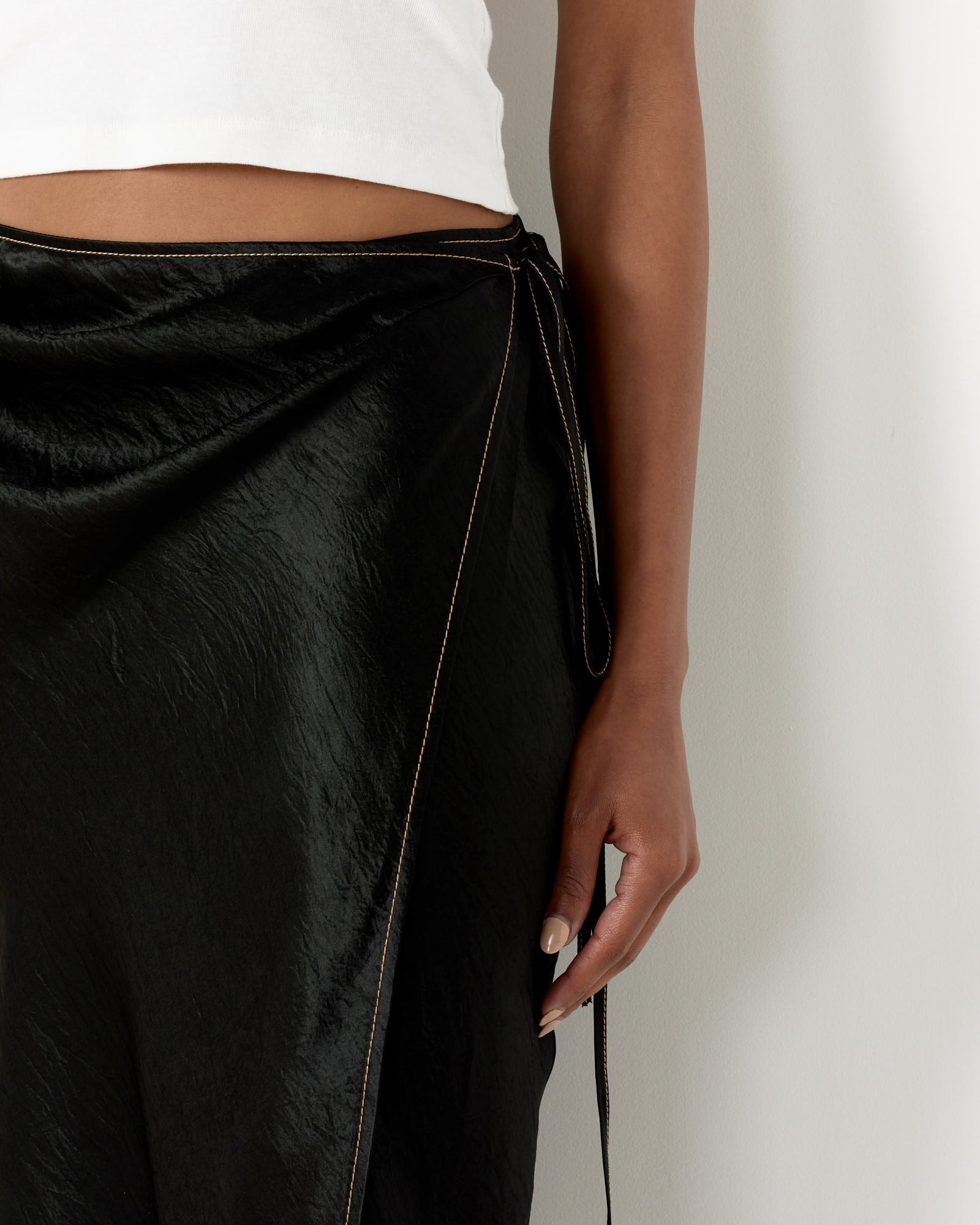 Acne Studios 639 Skirt Black - Black / 36 (256365)