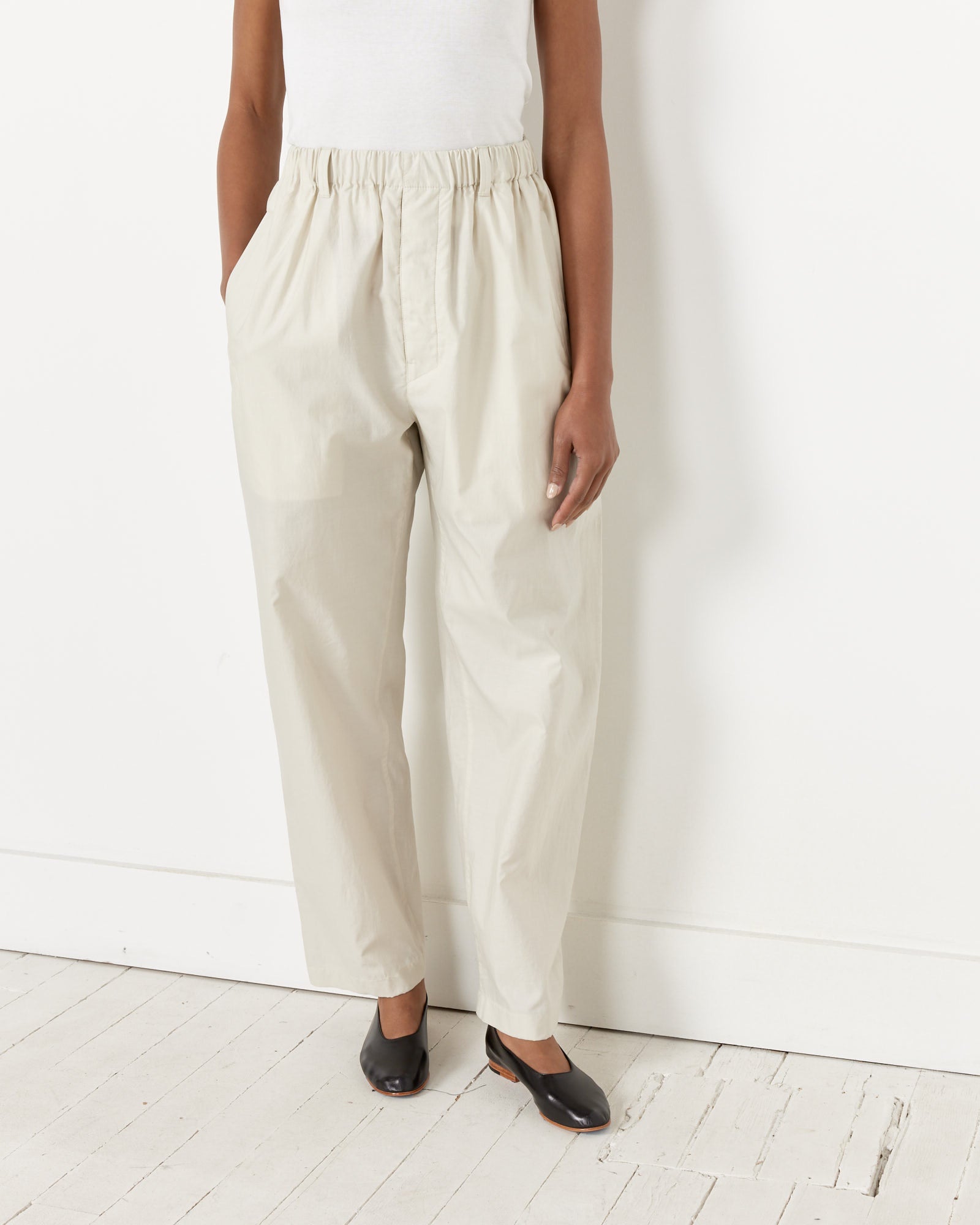 Lemaire Relaxed Pant Pale Mastic - Pale Mastic / XS (256498)