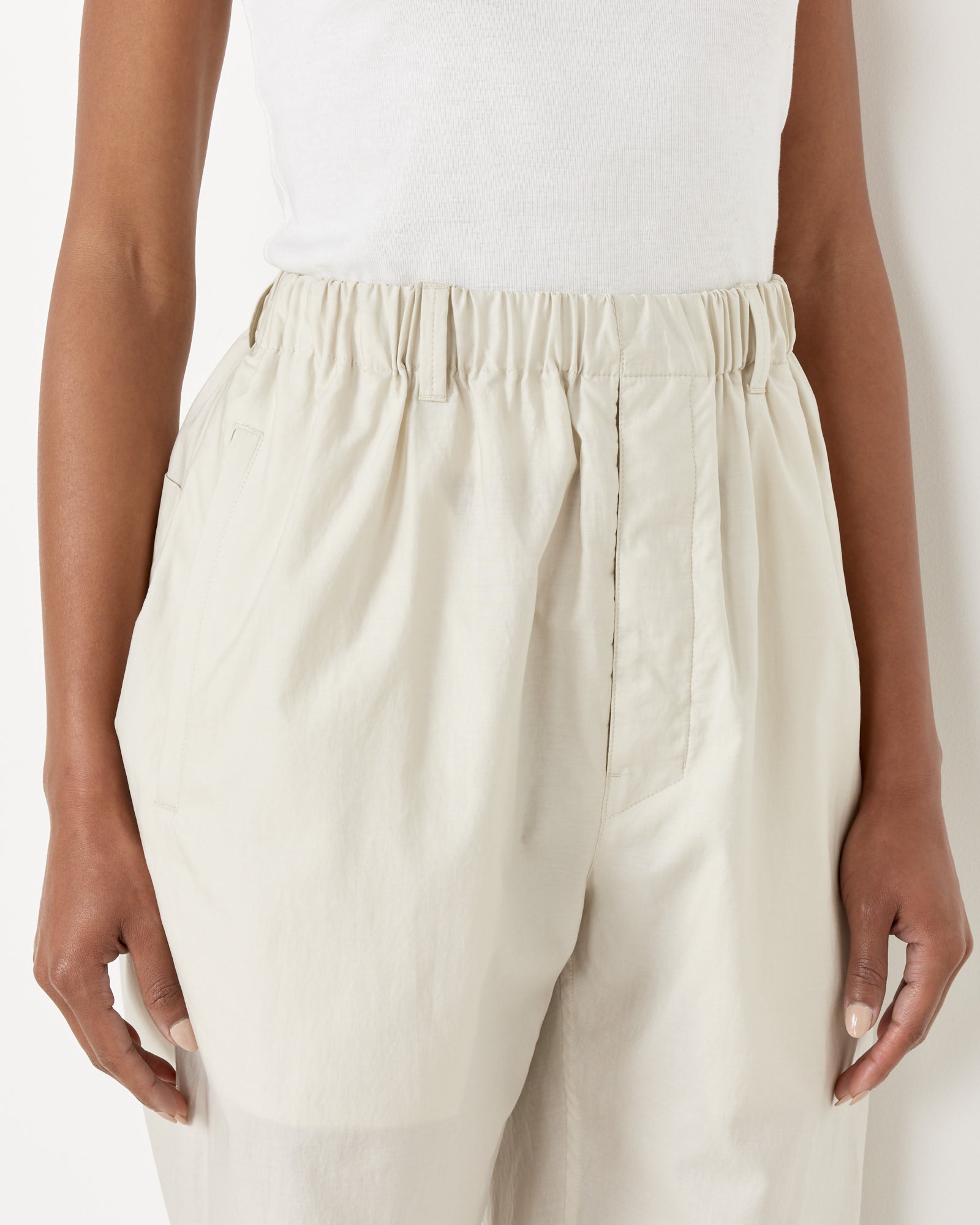 Lemaire Relaxed Pant Pale Mastic - Pale Mastic / XS (256498)