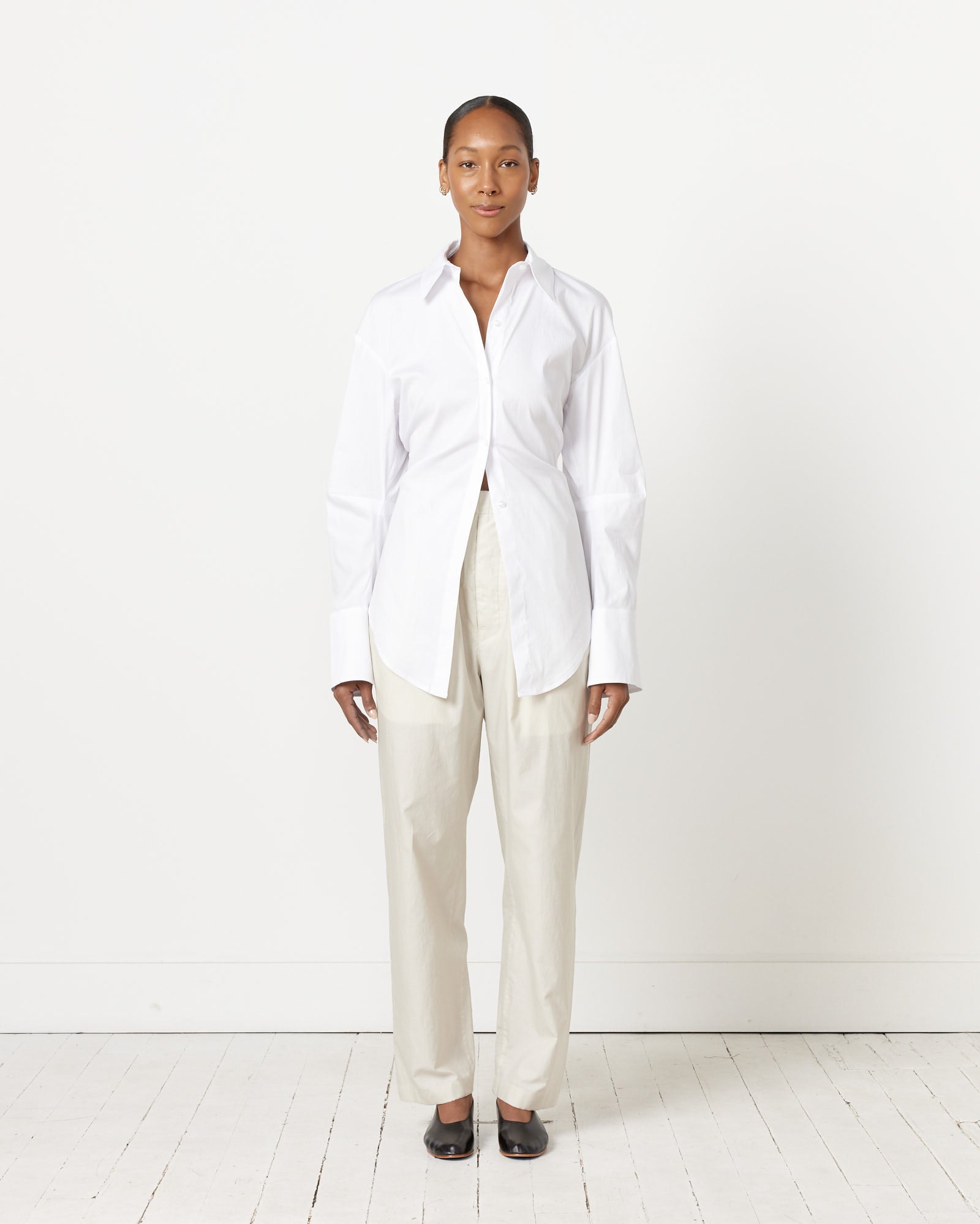 Lemaire Relaxed Pant Pale Mastic - Pale Mastic / XS (256498)