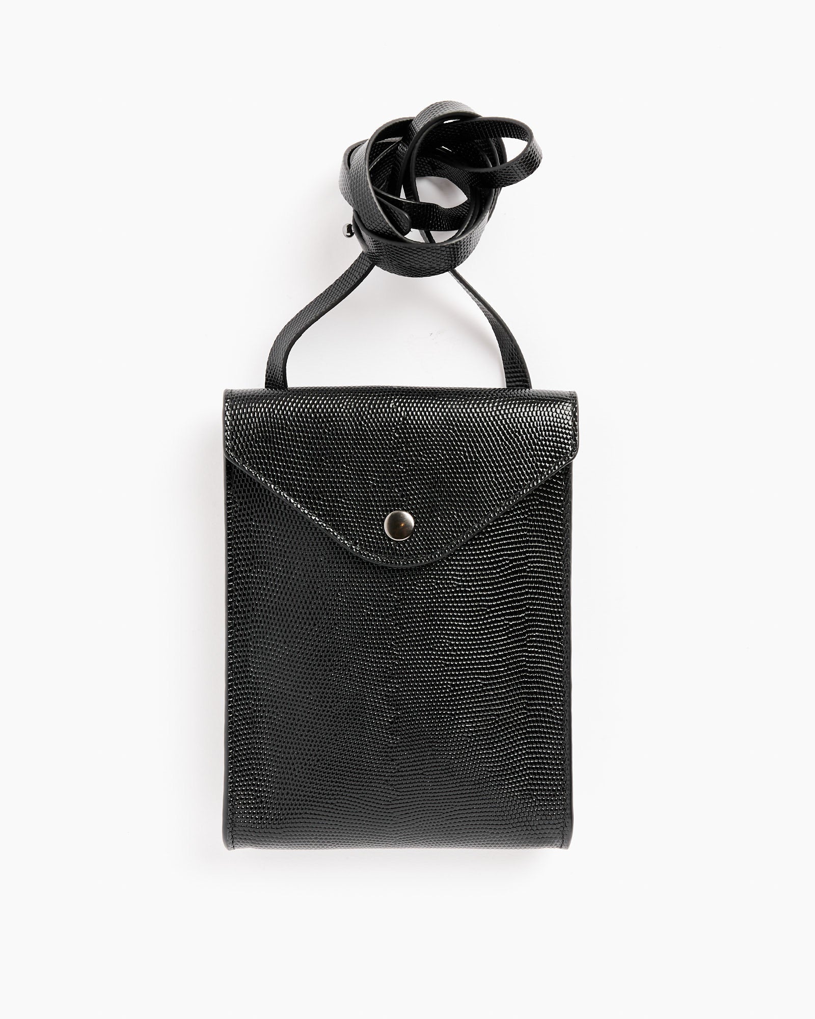 Enveloppe Bag With Strap in Black - Default Title (256528)