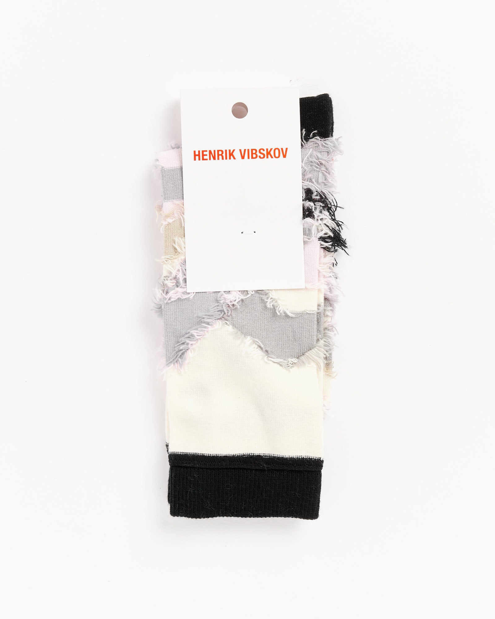 Henrik Vibskov Zubird Socks Beige Pink Bird - Beige Pink Bird / 36-40 (256581)