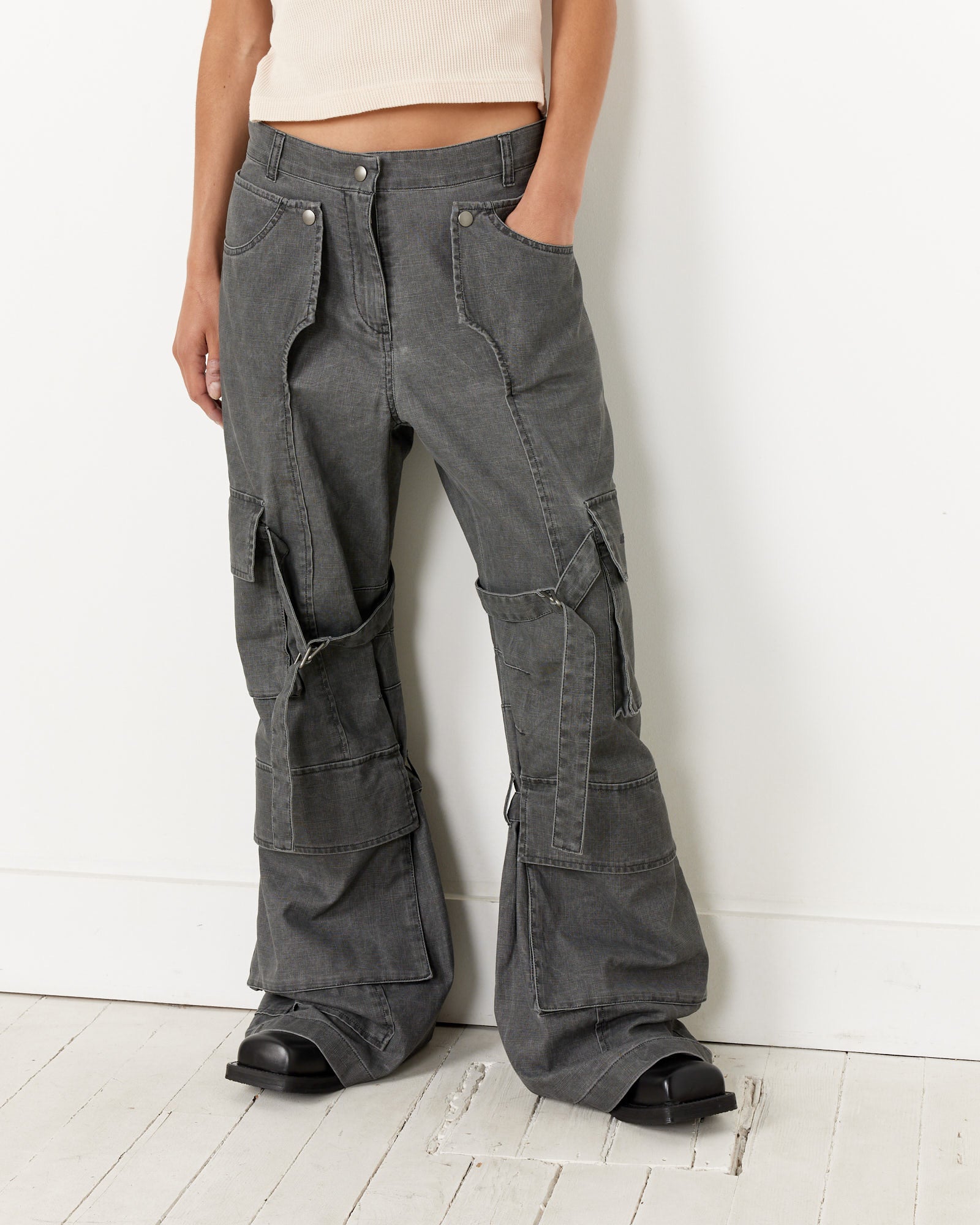 Cargo Trousers in Black