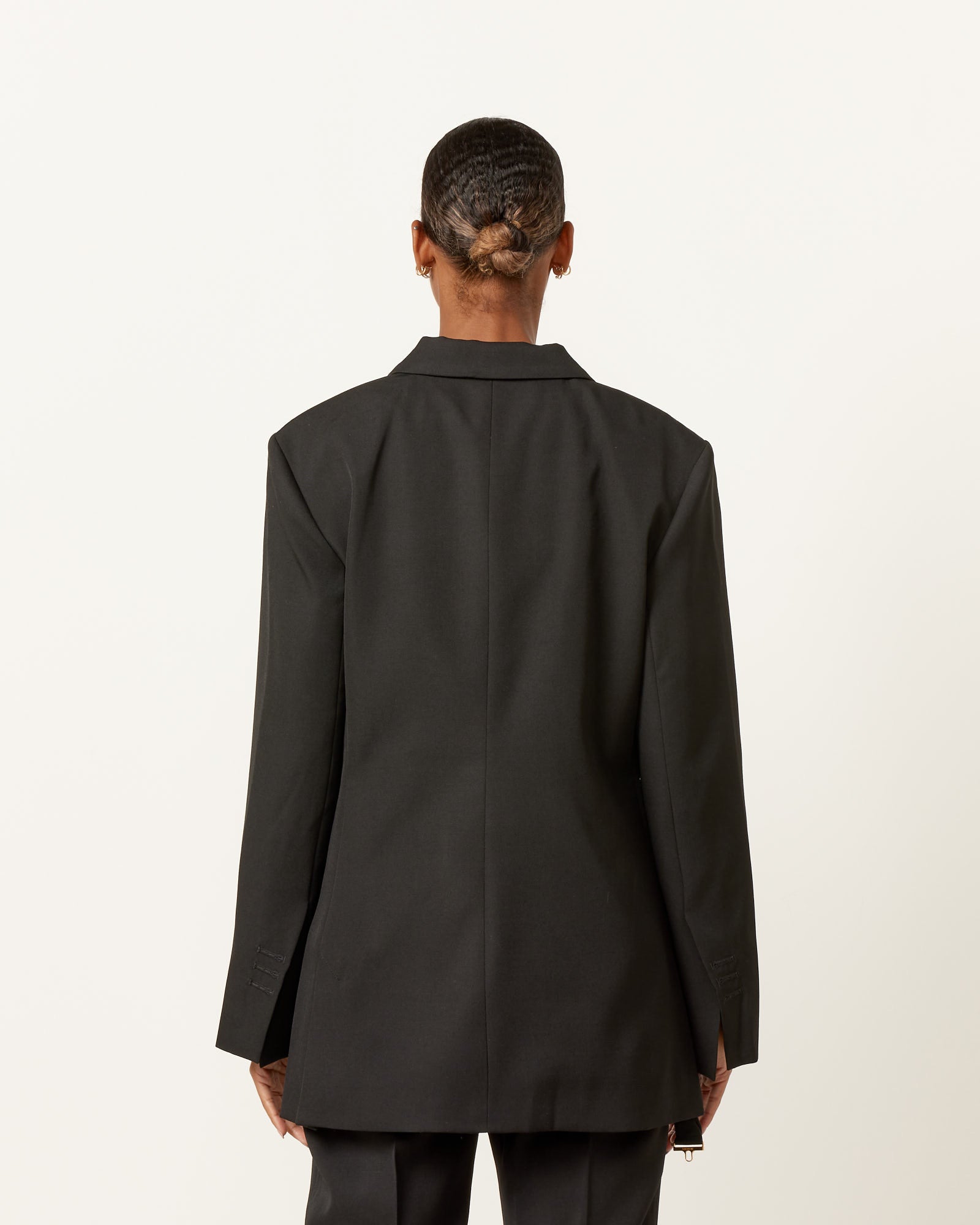 Jacquemus La Veste Tibau Blazer Black - Black / 36 (256724)