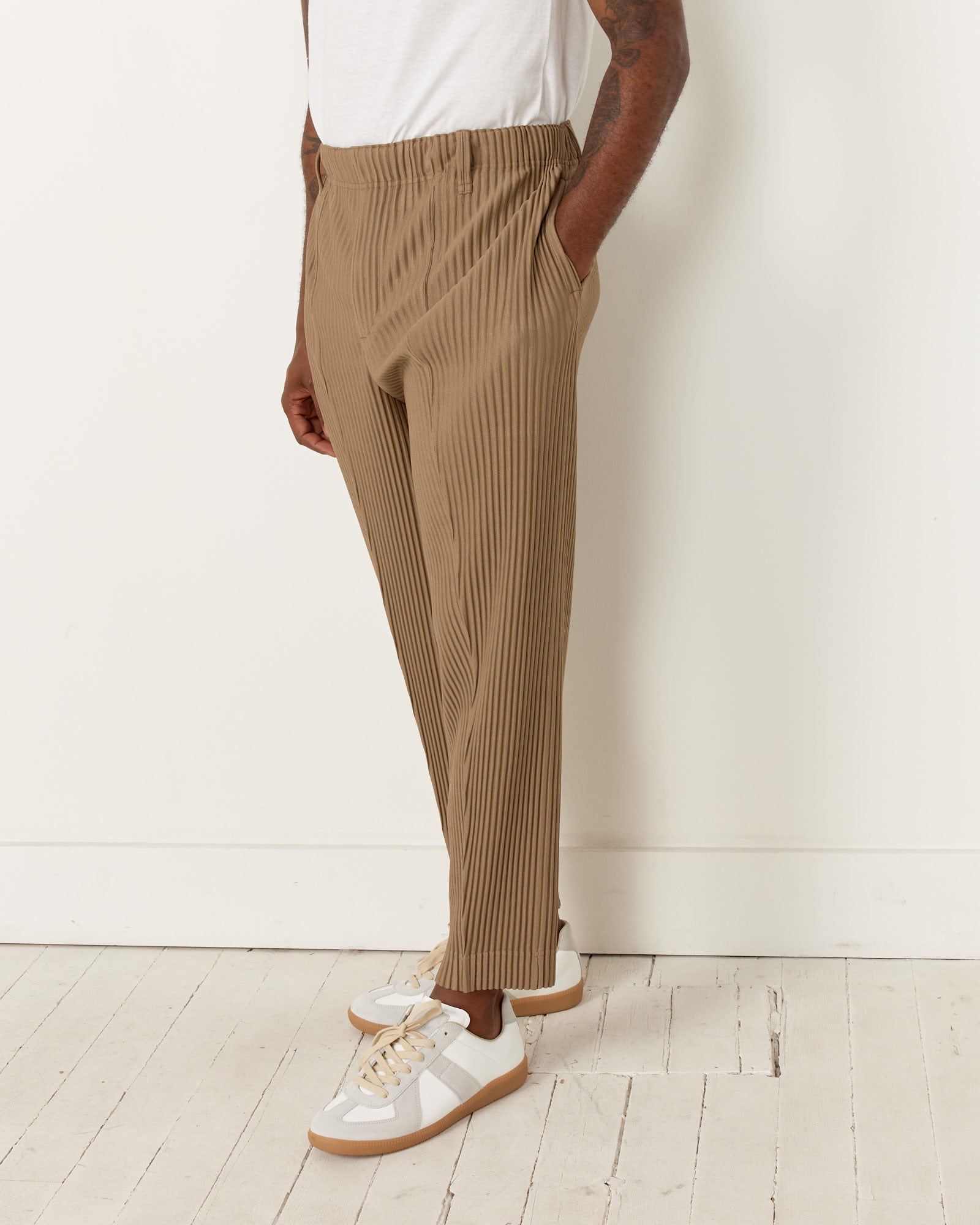 Compleat Trouser in Light Mocha Brown