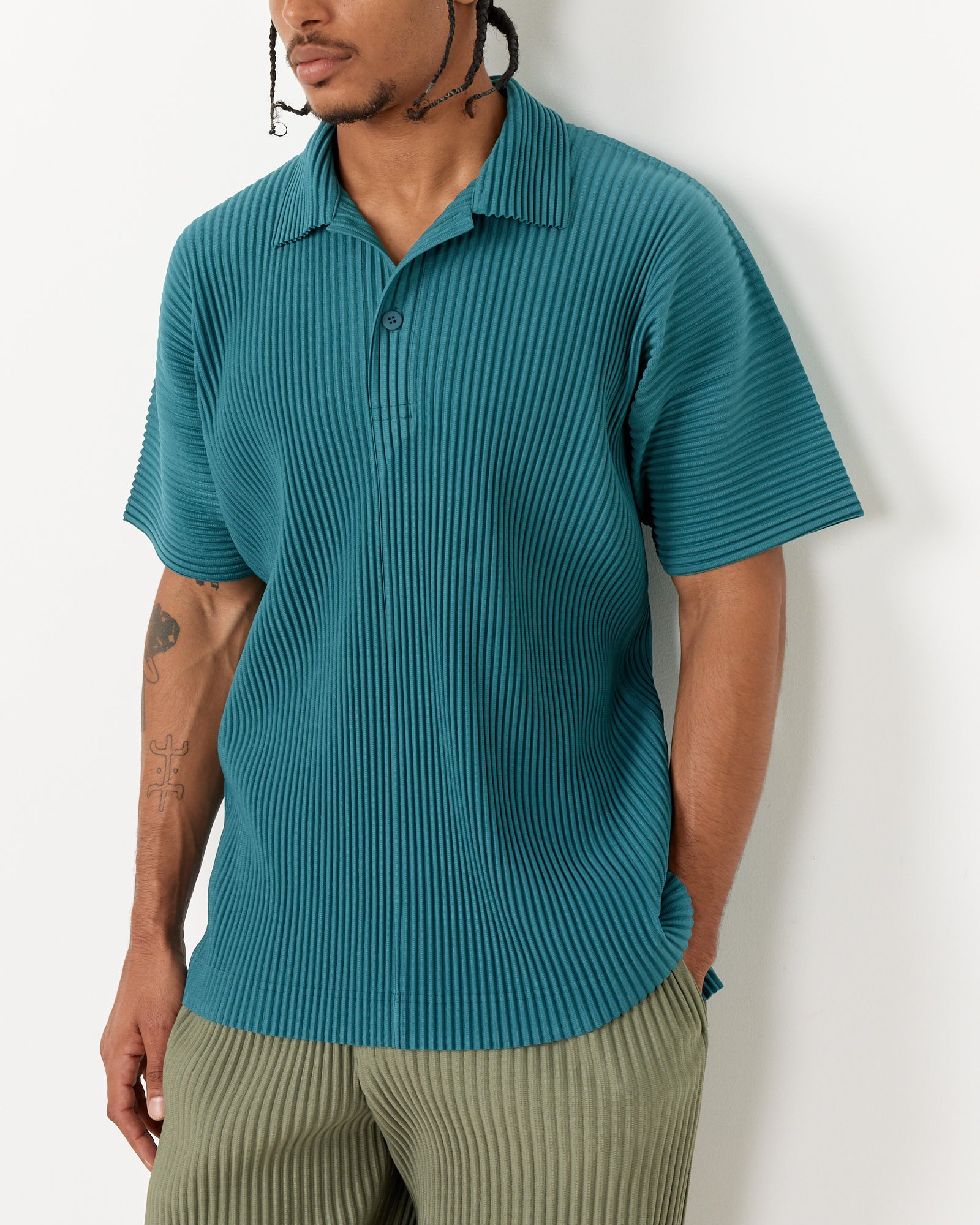 MC May Shirt in Teal Green