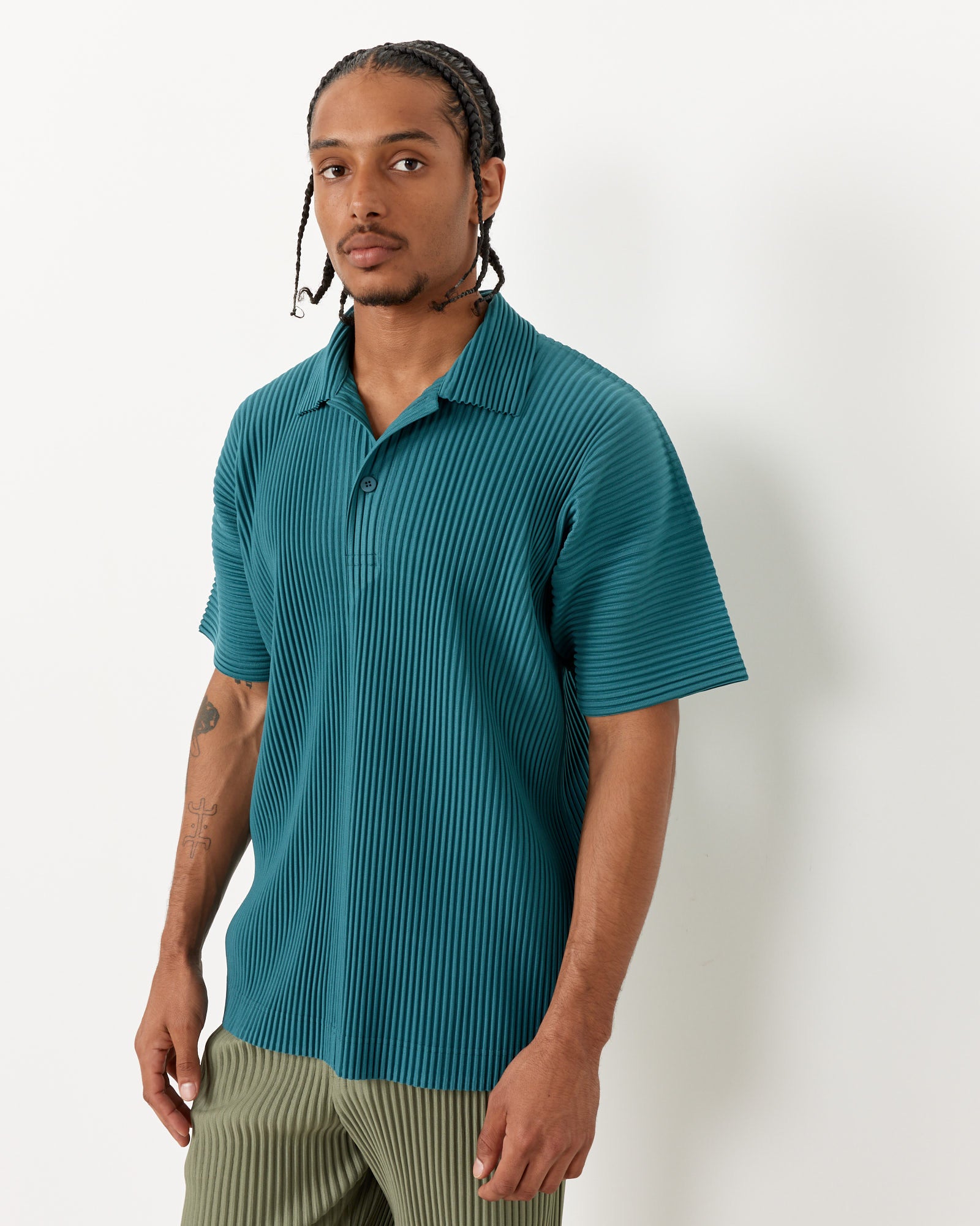 MC May Shirt in Teal Green