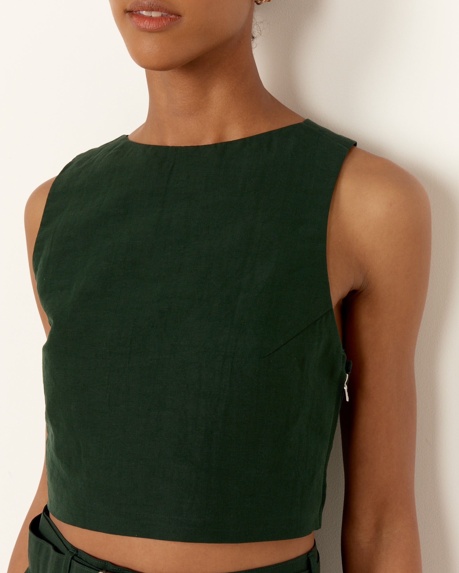 Weather Tank in Dark Green