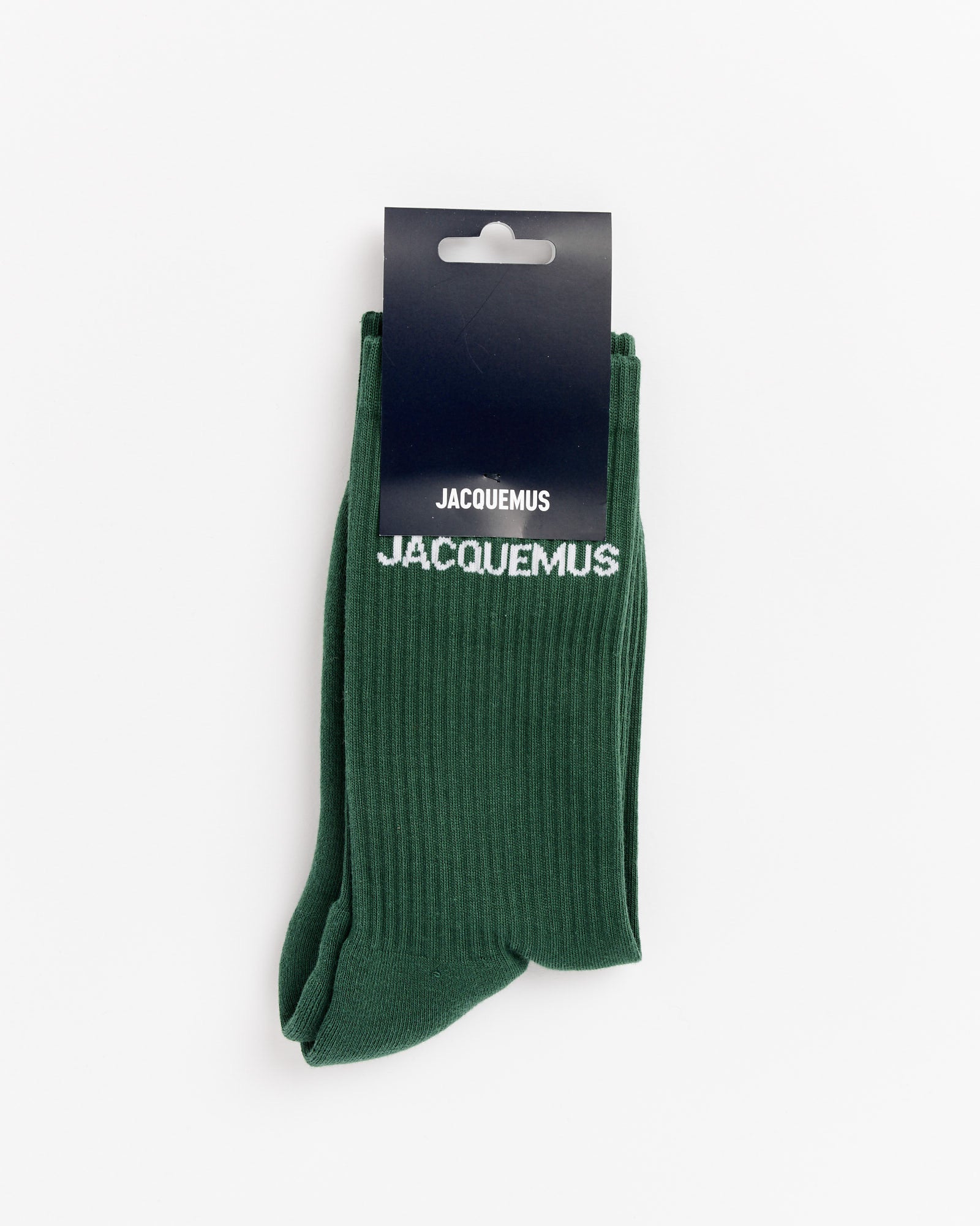 Jacquemus Les Chaussettes J Socks Dark Green - Dark Green / 39-42 (257177)