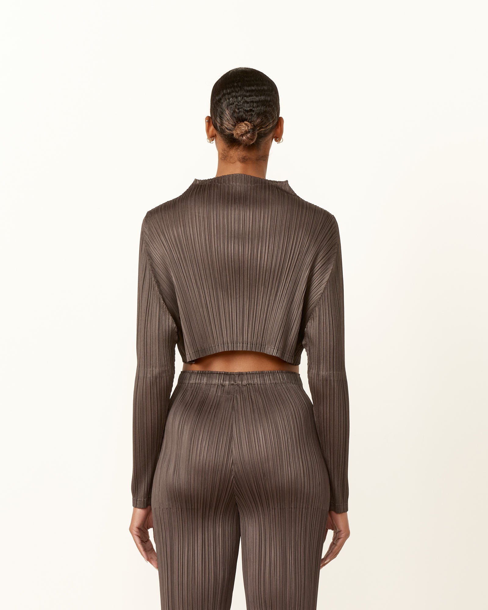 Issey Miyake Pleats Please MC Jan Top Charcoal Grey - Charcoal Grey / 5 (257190)