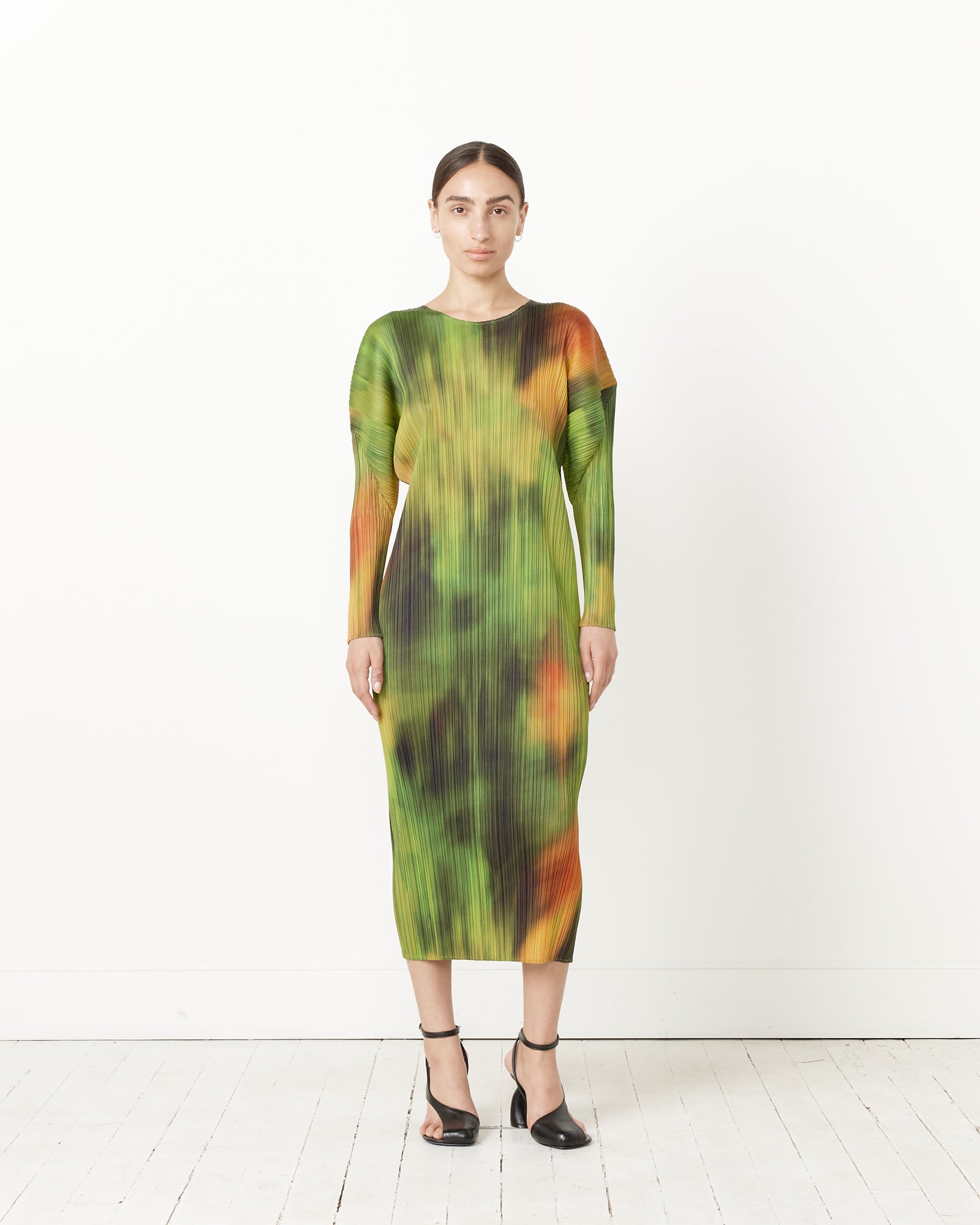 Issey Miyake Pleats Please T&S Dress Spinach - Spinach / 3 (257200)