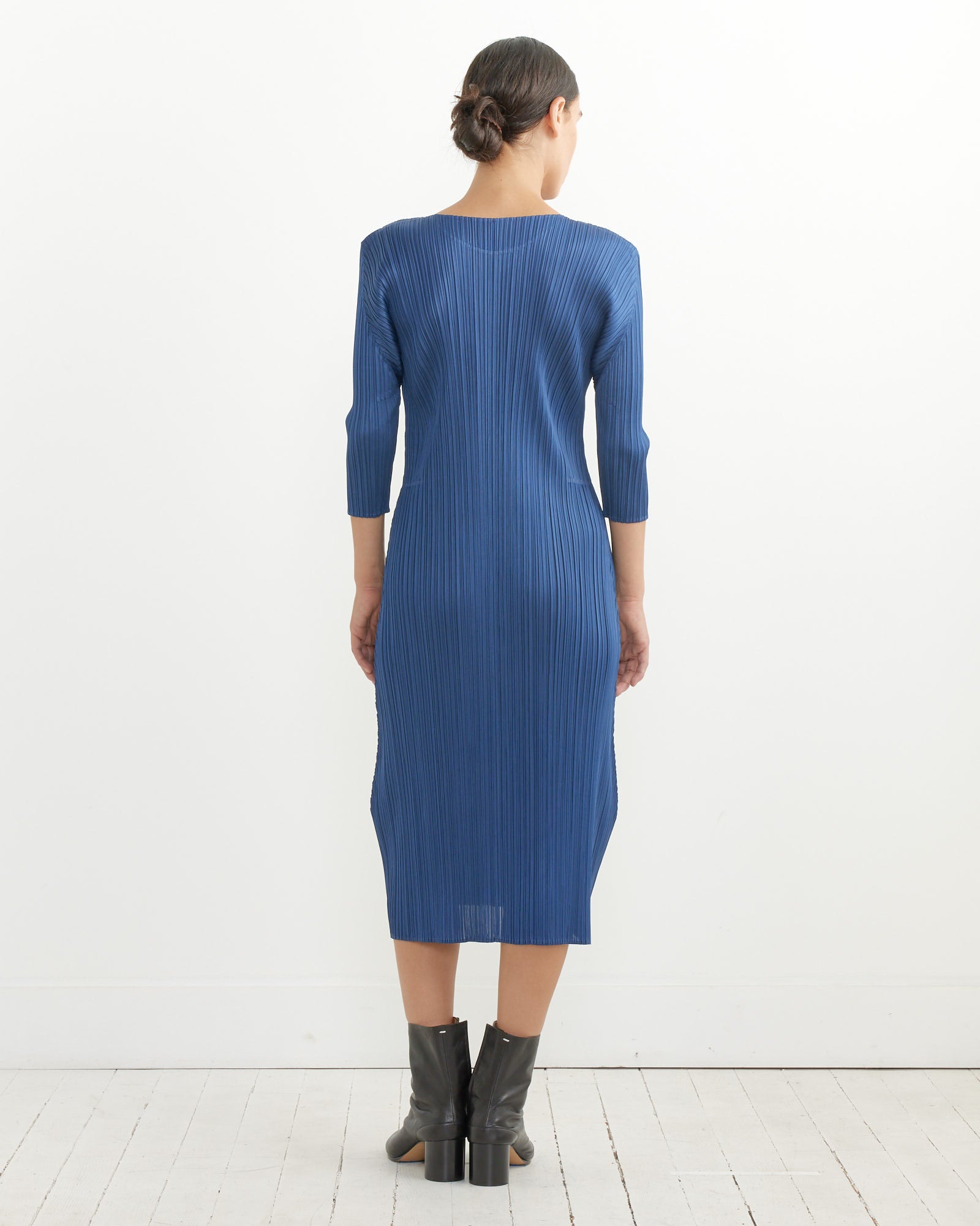 Issey Miyake Pleats Please MC June Dress Dark Blue - Dark Blue / 3 (257232)