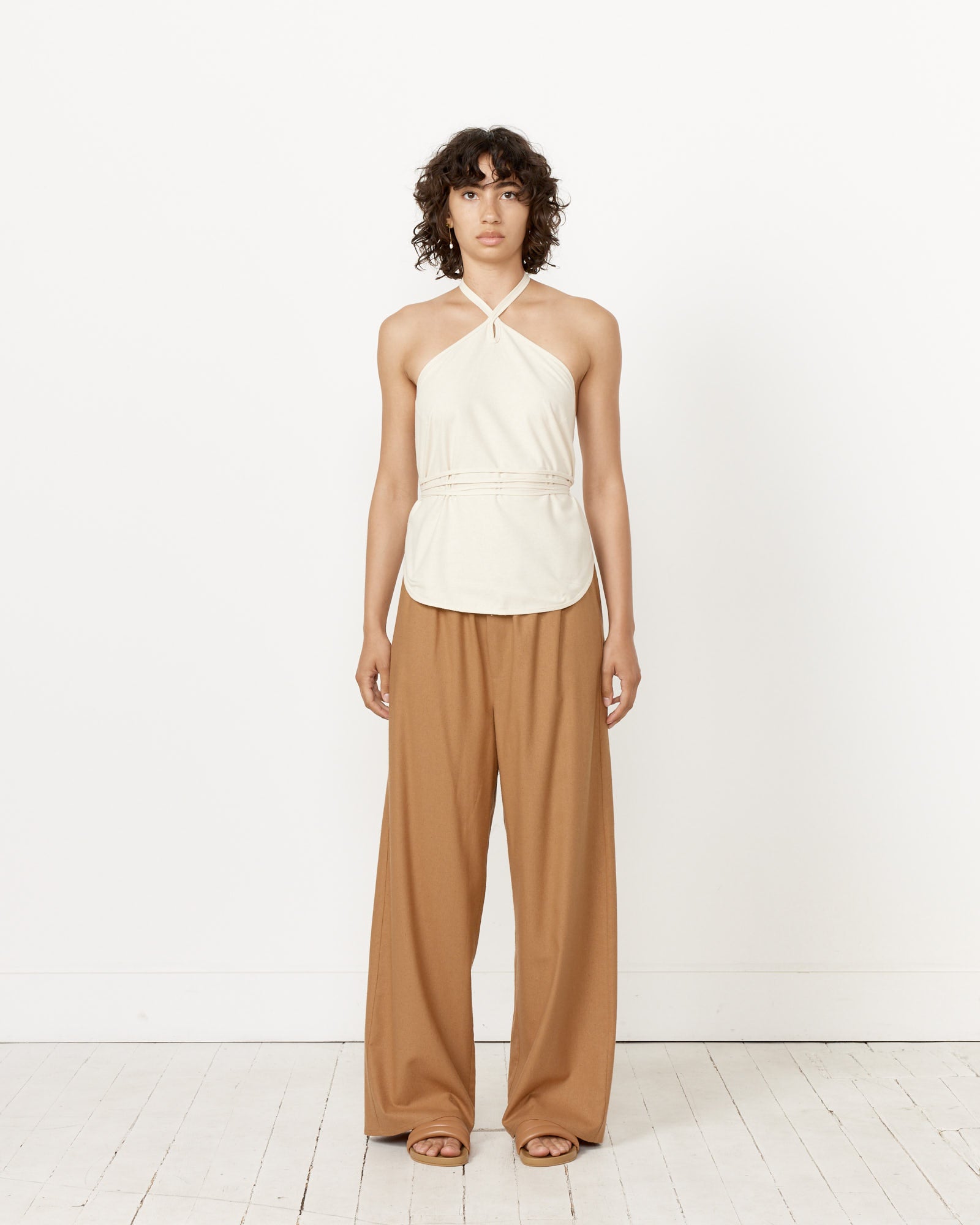 Stoa Pant in Bath Brown