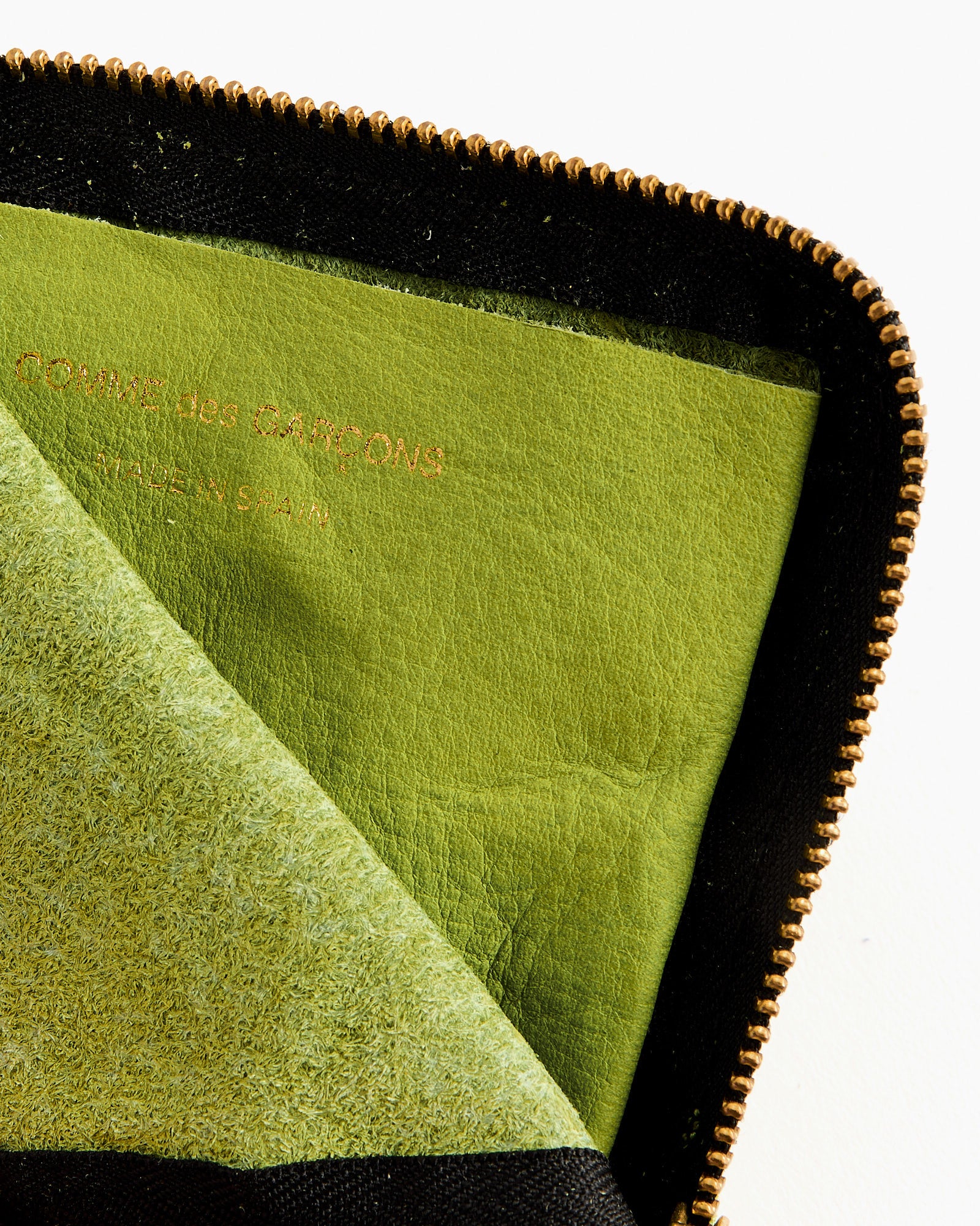 Washed Wallet Zip Pouch - Green / OS (257606)