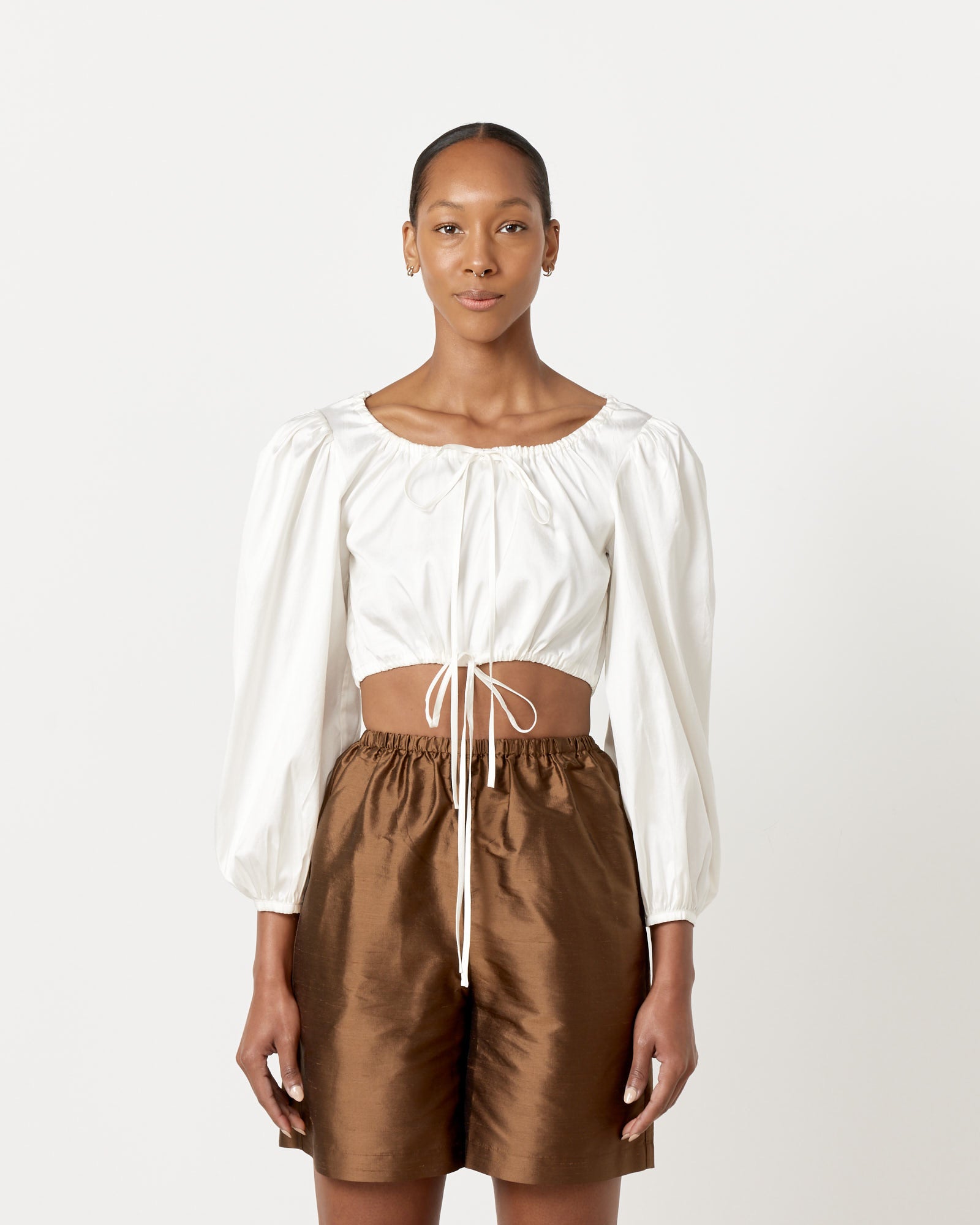 Hai Lupe Blouse Ivory - Ivory / XS (257801)